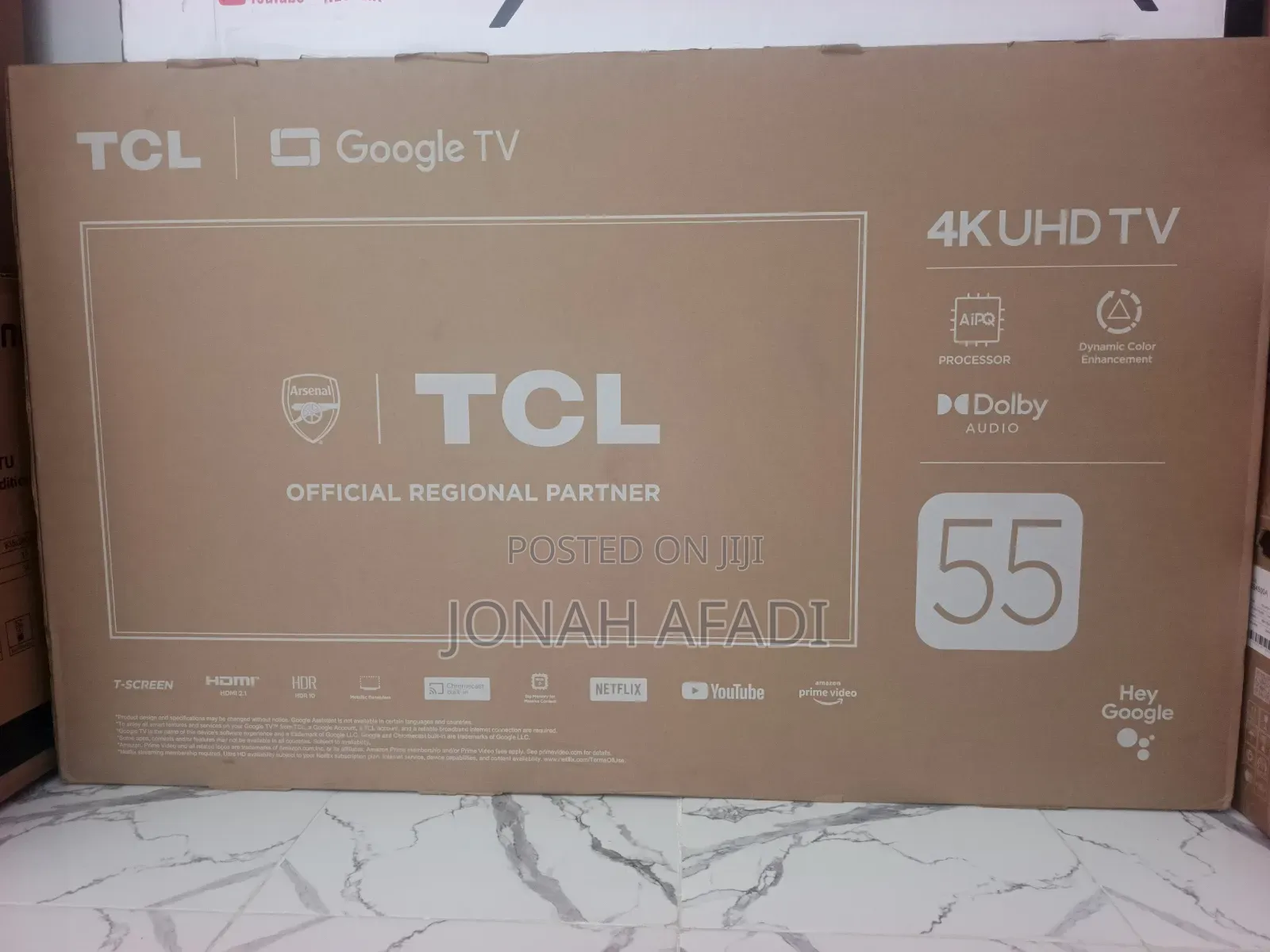 TCL 55′′ Uhd Google Tv With Dolby Atmos 55p635