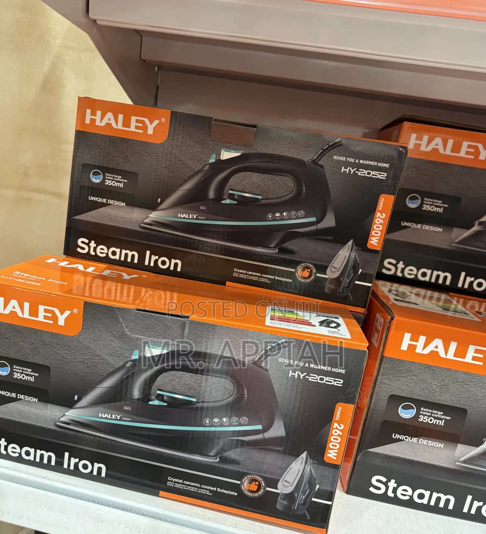 Energy Saving Halley Haley-Hy-2052 Steam Iron(2600watt)