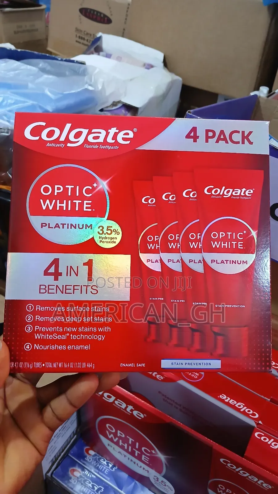 Colgate Optic White Platinum, 116g
