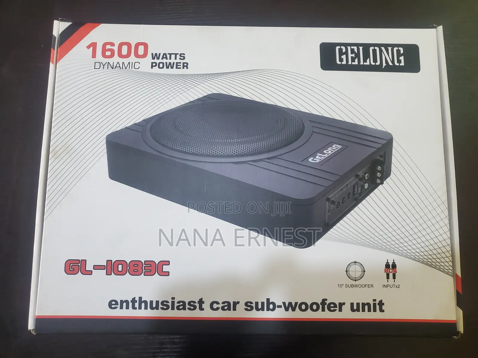 Under-seat Subwoofer For Cars (Flat Woofer)