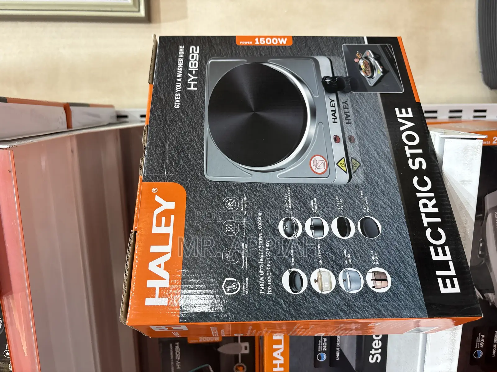 Quality Yet Affordable Haley-Hy-1892 Hot Electric 1 Hub(2500watt)
