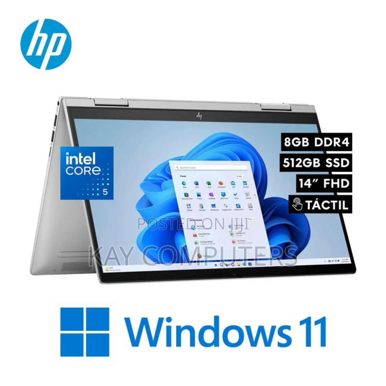 New Laptop HP Envy X360 8GB Intel Core 5 SSD 512GB
