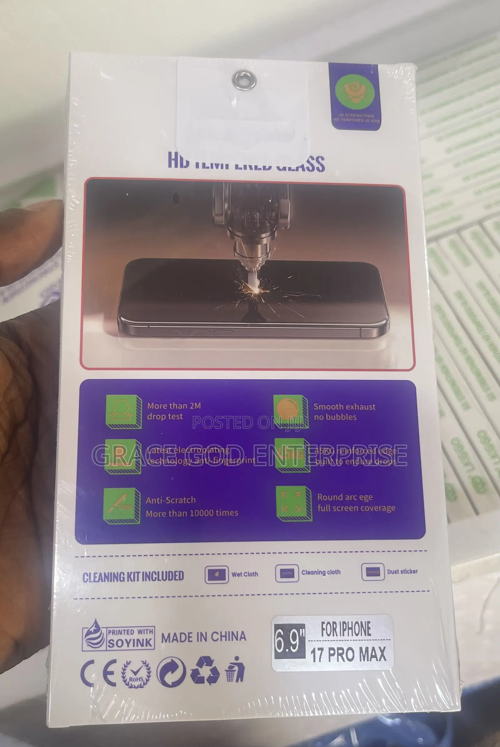 Original iPhone 16 Promax & 17 Promax Screen Protector
