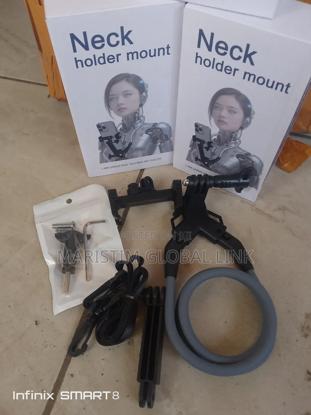 Neck Phone Holder Mount