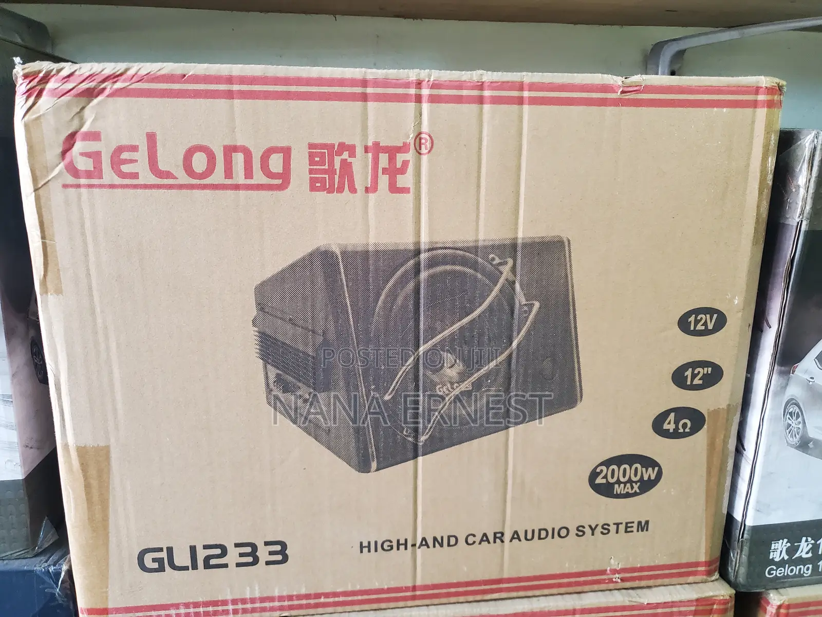 12" Gelong Car Subwoofer (With Tweeters)