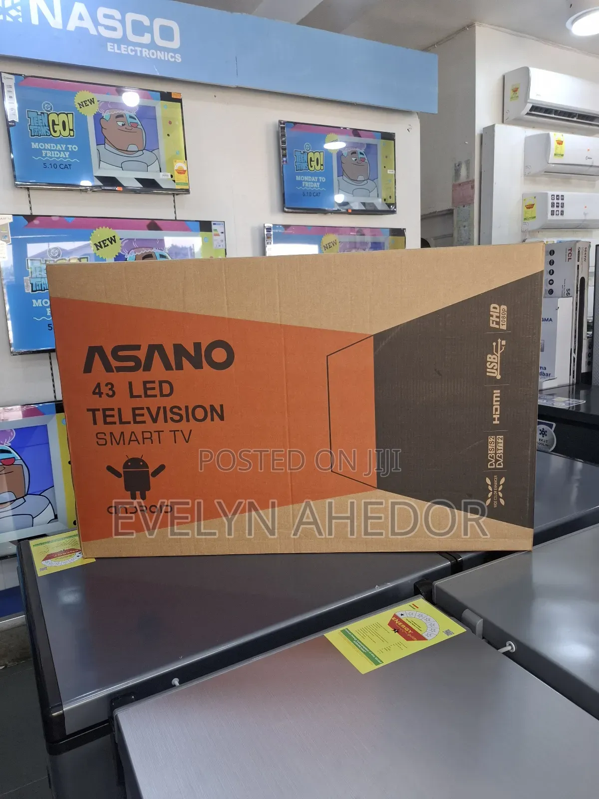 Framless Asano 43 Inches Smart Android Tv With High Picture Quality