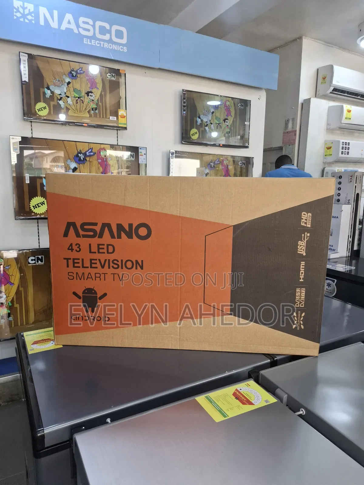 Framless Asano 43 Inches Smart Android Tv With High Picture Quality