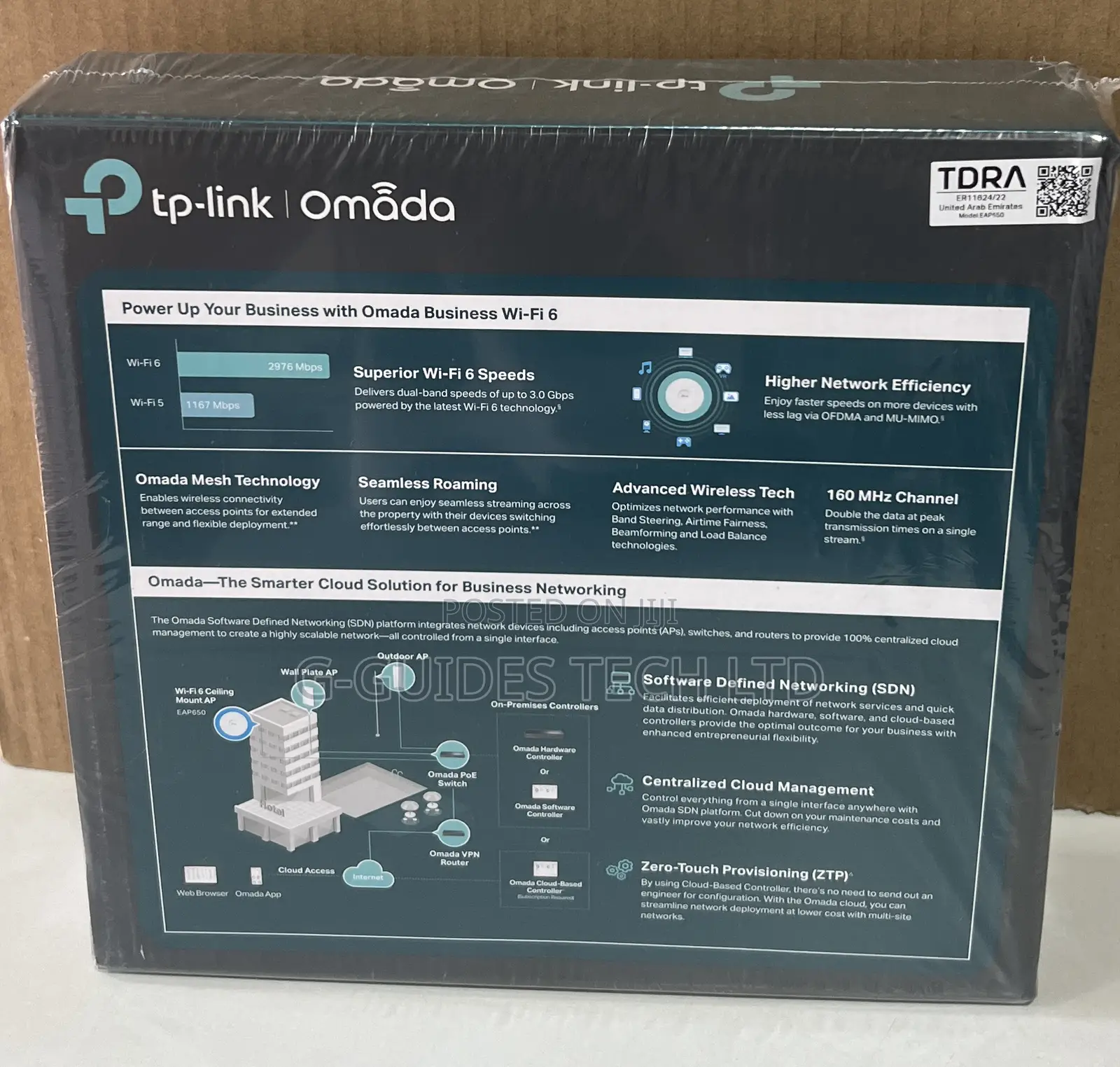 TP-Link Eap650 Ax3000 Ceiling Mount Wi-Fi 6 Access Point