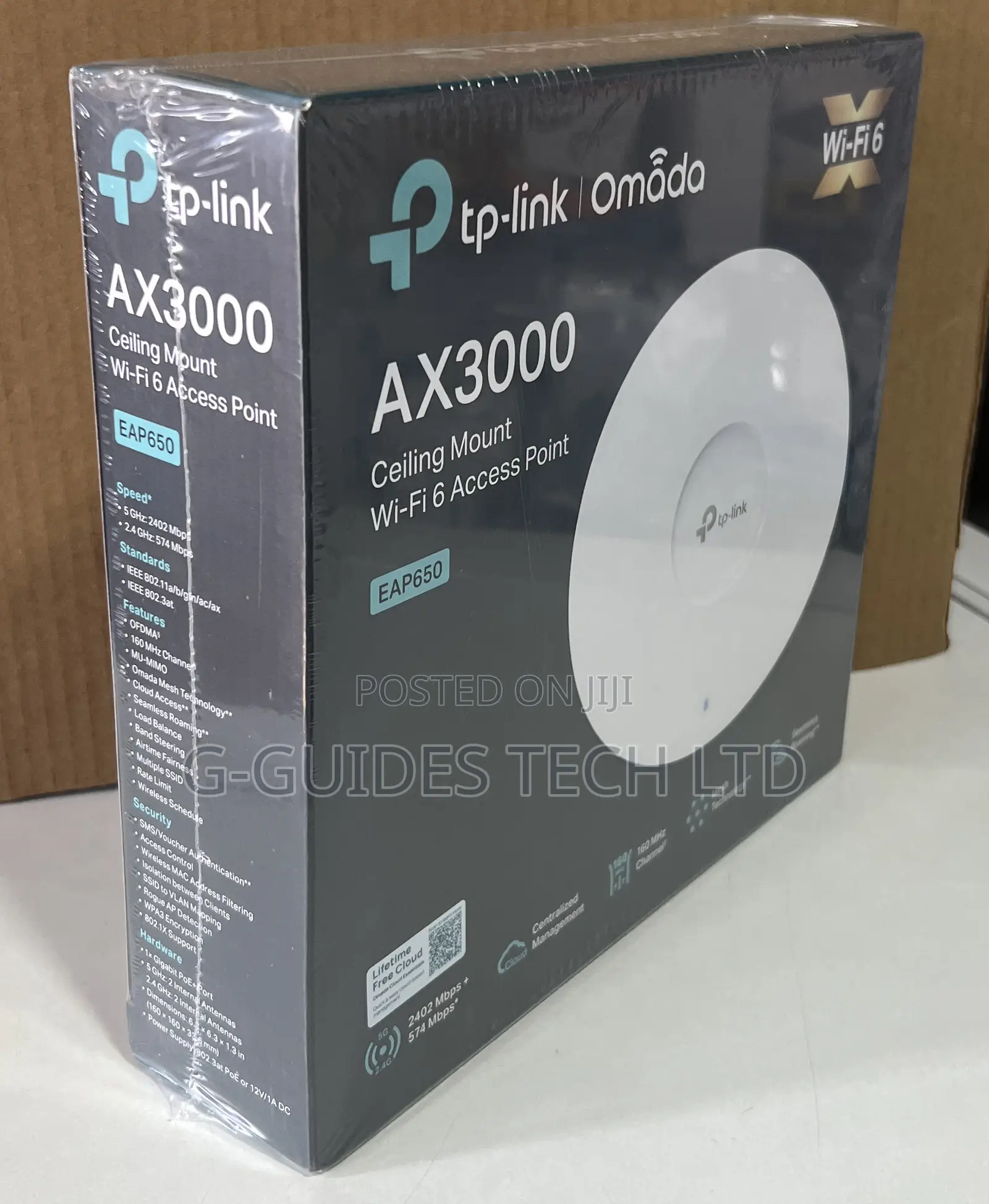 TP-Link Eap650 Ax3000 Ceiling Mount Wi-Fi 6 Access Point