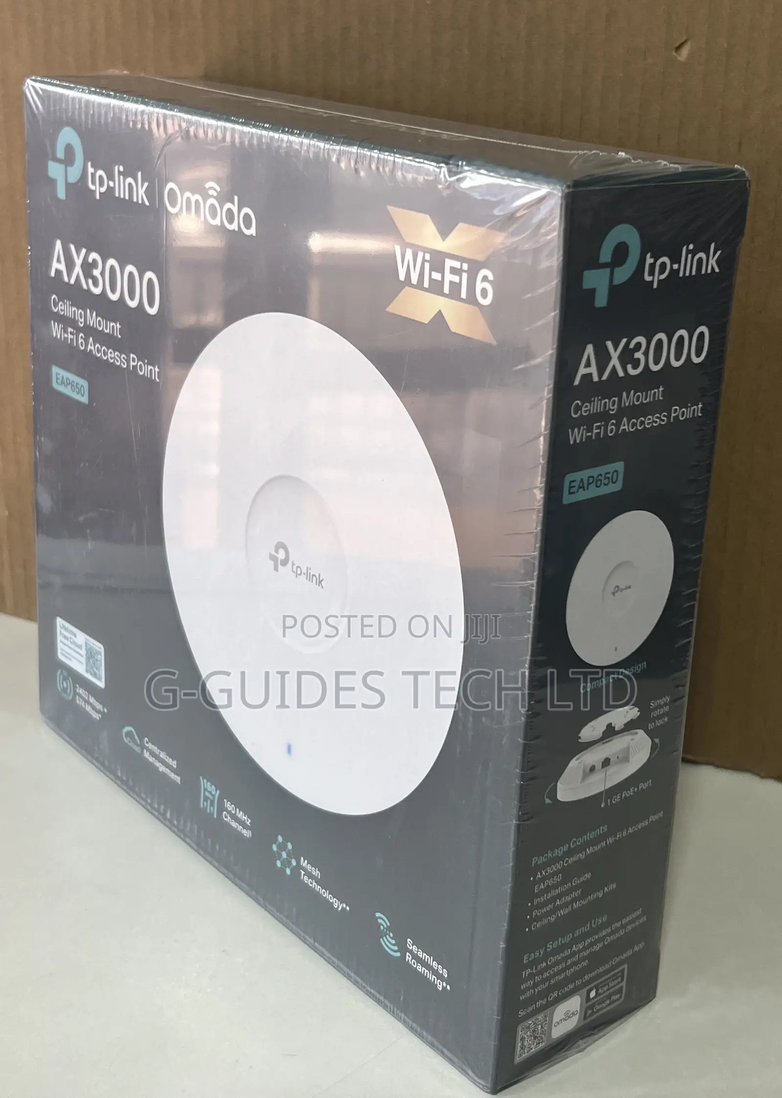 TP-Link Eap650 Ax3000 Ceiling Mount Wi-Fi 6 Access Point