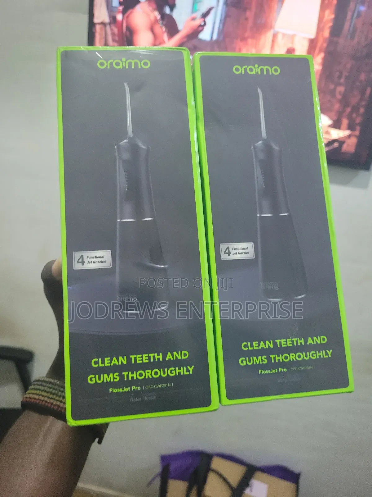Oraimo Flossjet Pro Comfortable Smart Flosser With 5 Cleaning Modes