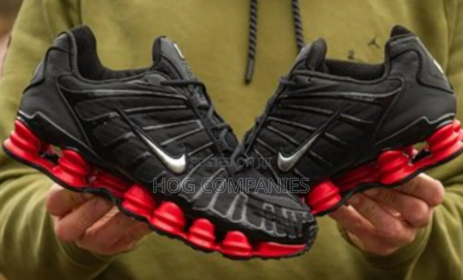 Nike Shox Tl Black Red Men's Sneakers