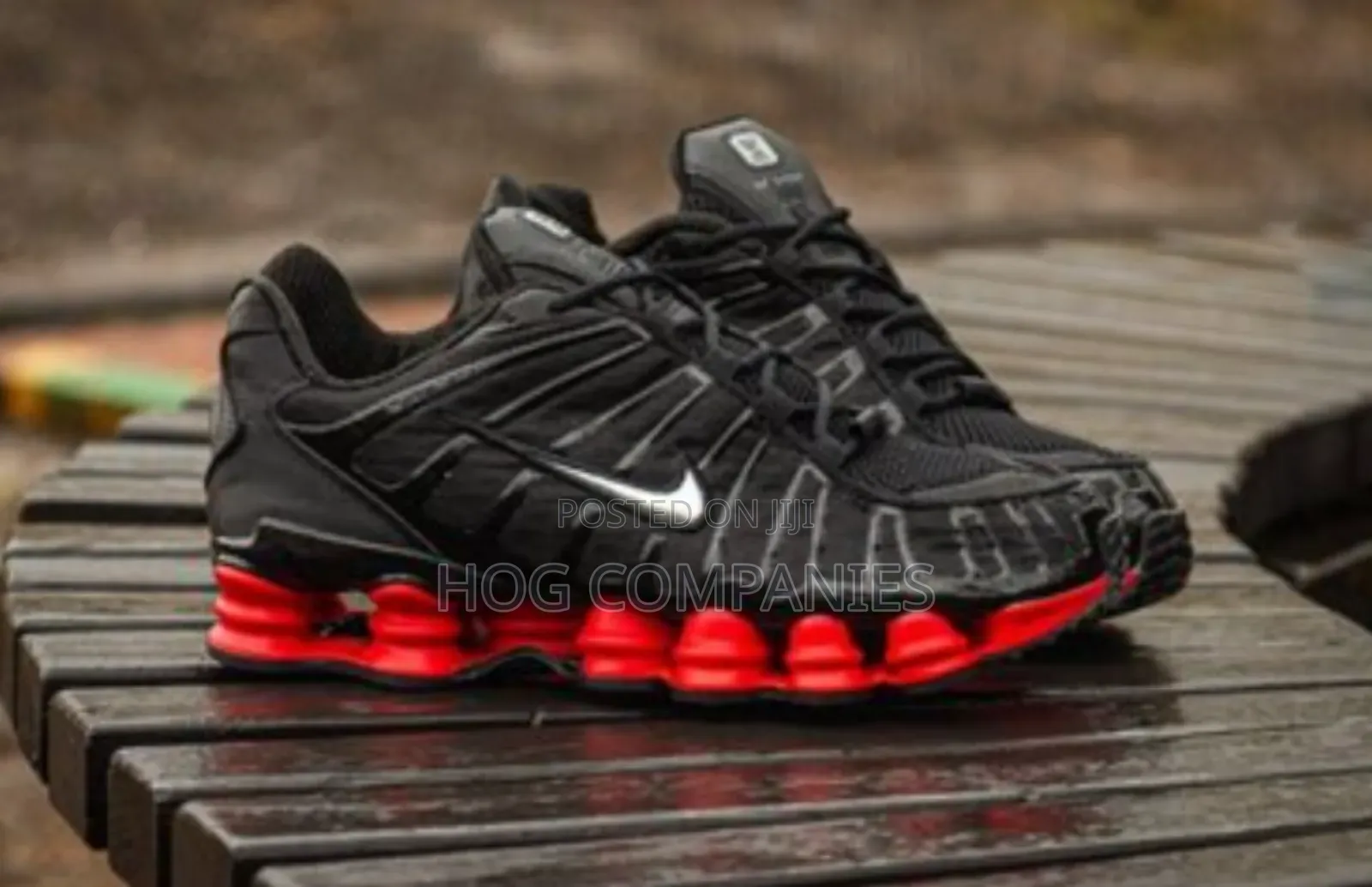 Nike Shox Tl Black Red Men's Sneakers