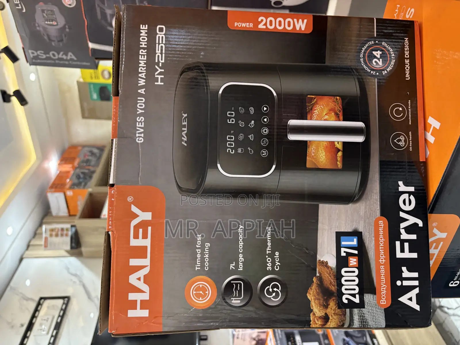 Energy Sufficient Haley-Hy-2530 7 Liters Electric Air Fryer(2000w).