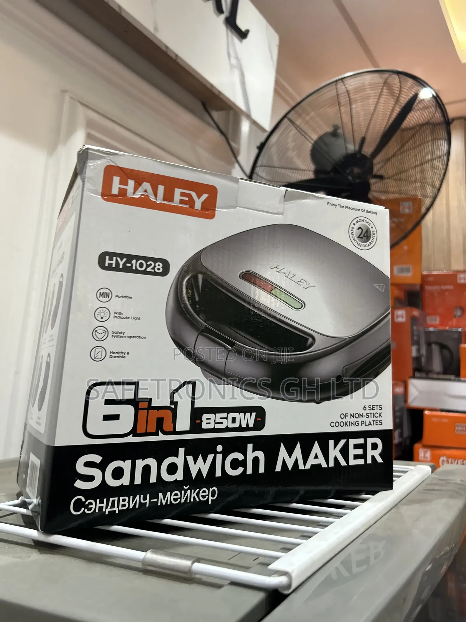 Choose New Hy-1028 Electric Sandwich Maker 850 Watts 6 in 1
