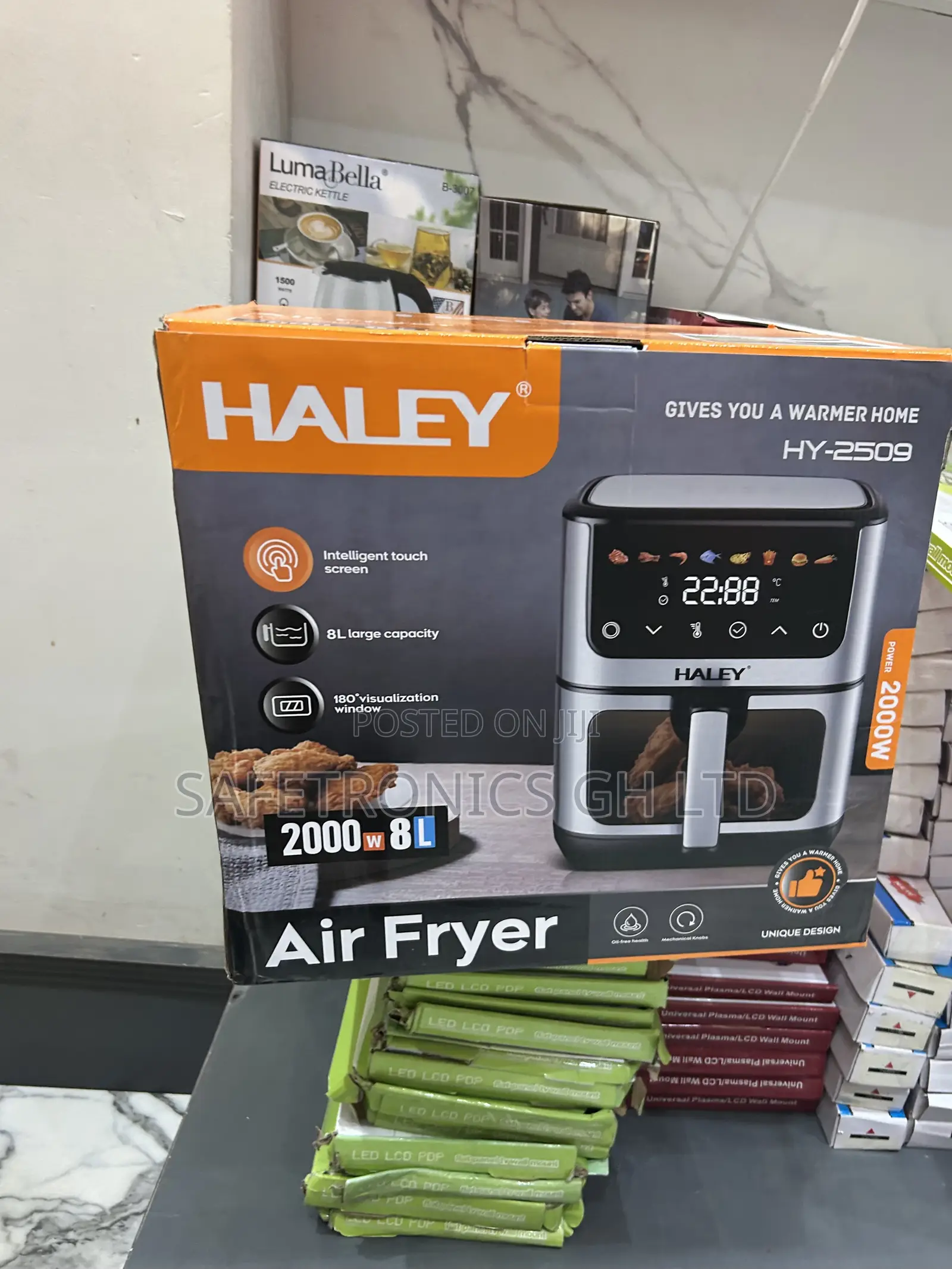 Newly in Stock Hy-2509 __ Haley 3000 Watts Air Fryer Maker
