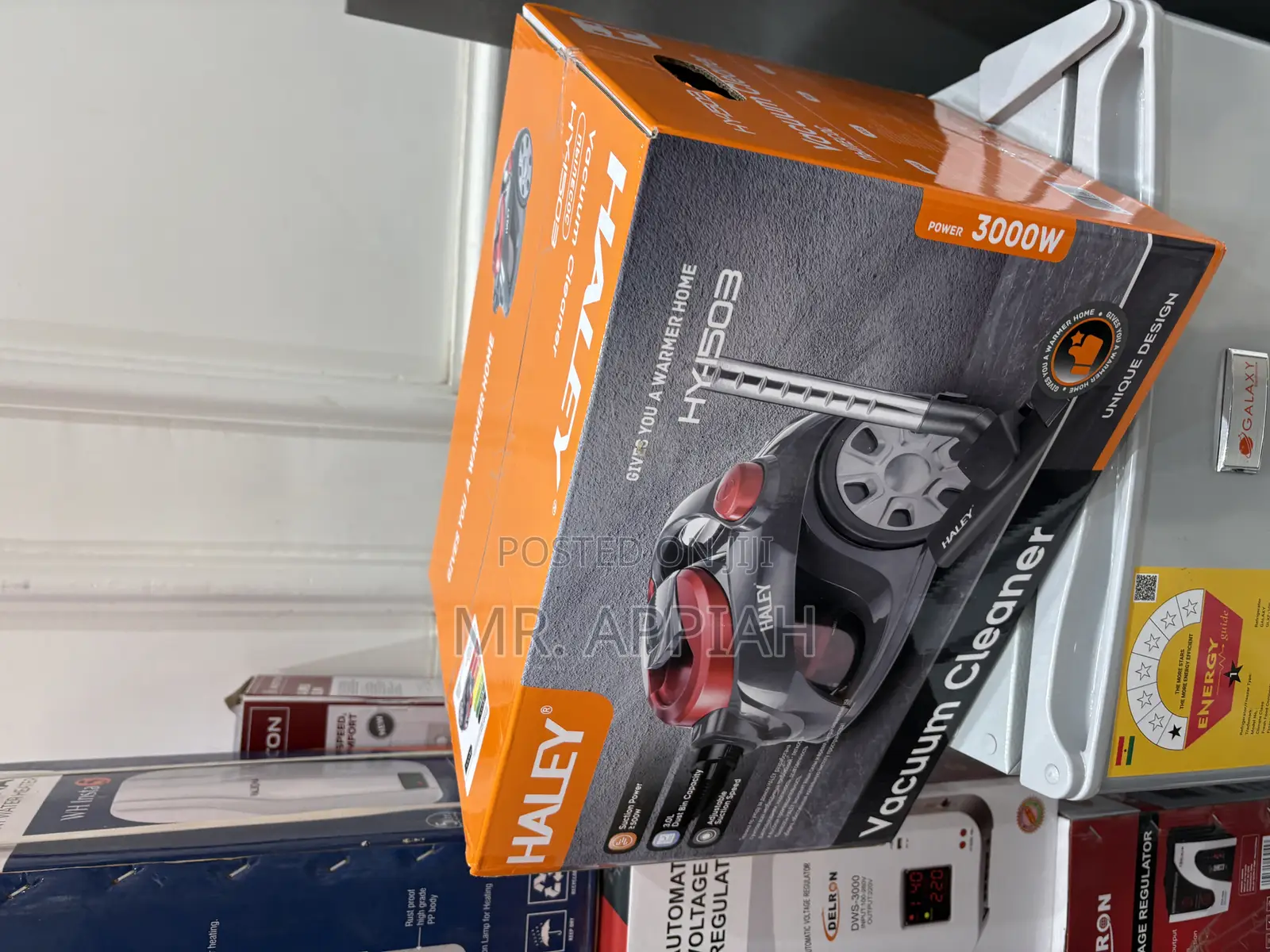 Fresh in Box Haley-Hy-1503 4.5 Liters Electric Vacuum Cleaner(Red)