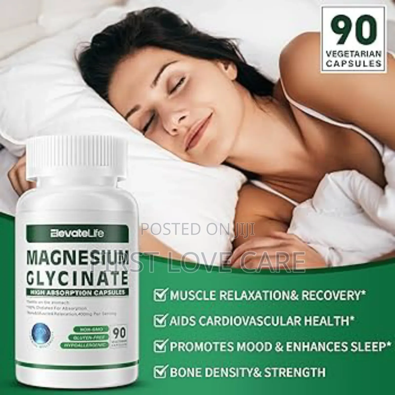 Elevate Life Magnesium Glycinate 400mg