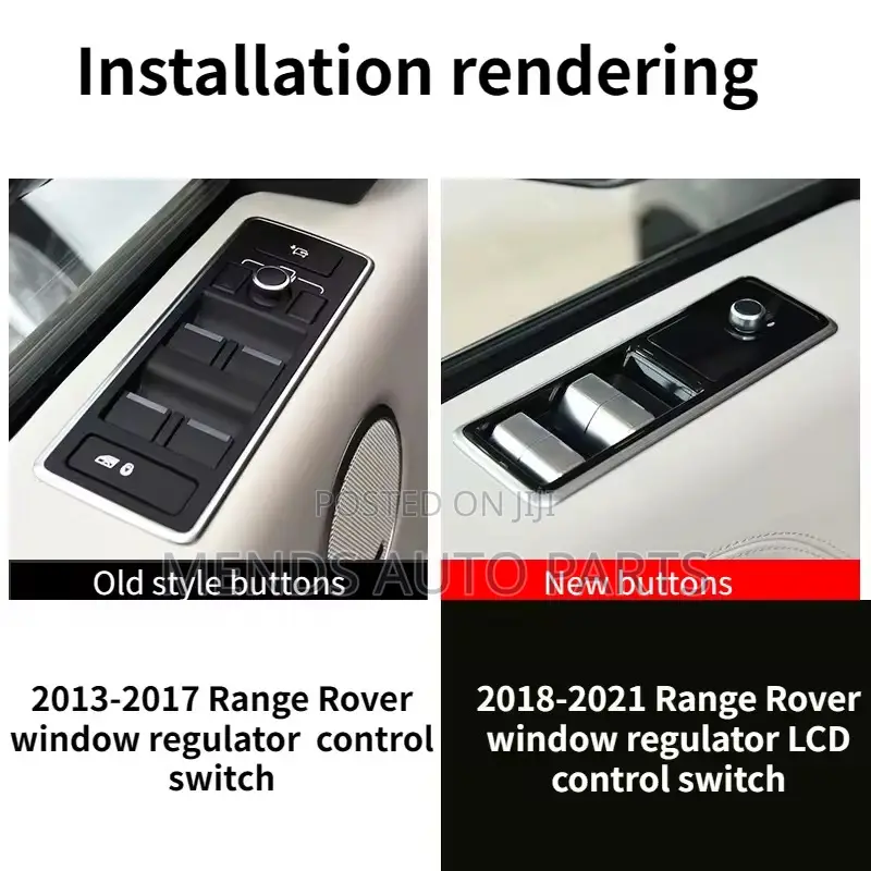 Window Switch Control LCD ,Range Rover Sport Upgrade