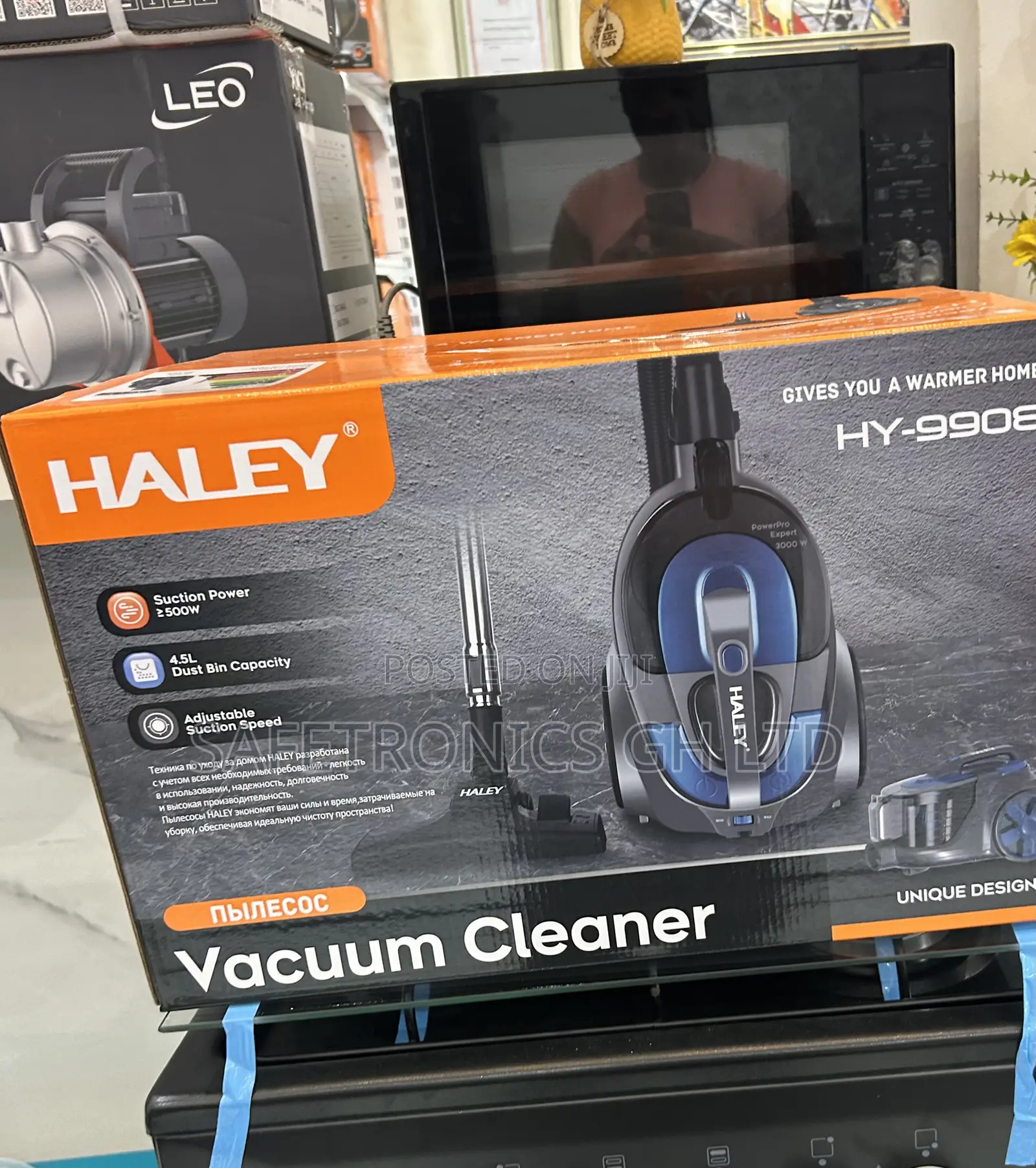 Buy Super Fast * Haley_hy-9908 3000 Watts Vacuum Cleaner (Blue)