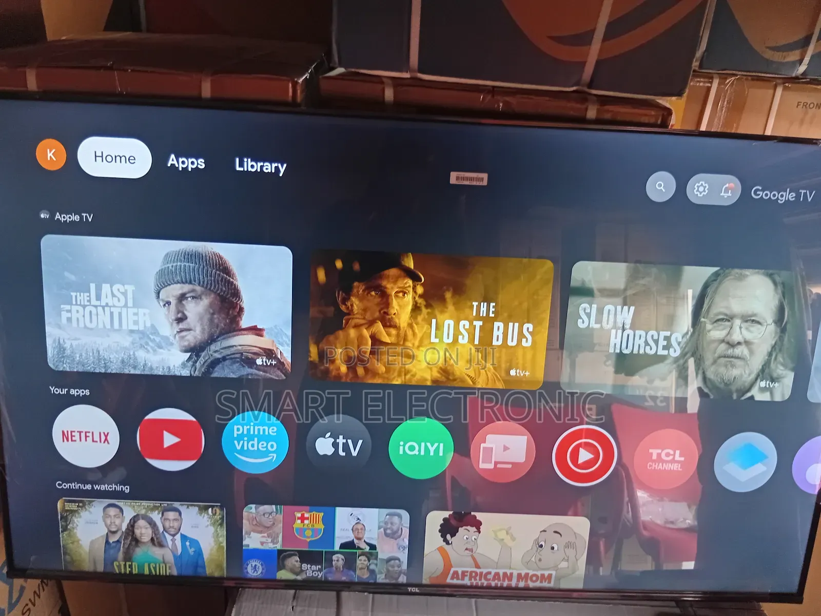 TCL 55” Smart Tv – Sleek Design, Smart Experience