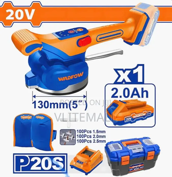 Wadfow 20v Cordless Tile Vibration Machine - Wtvm1d125