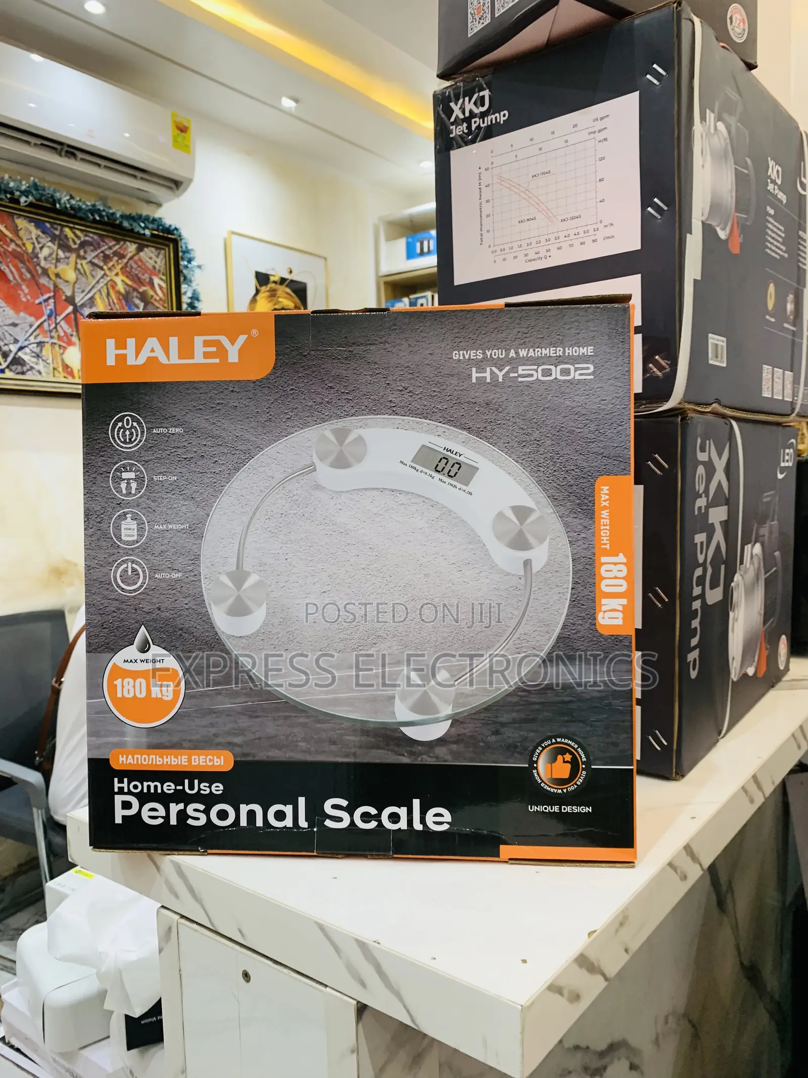 Amazing  New Haley-Hy-5002 Halley Scale Personal 180kg Transperent