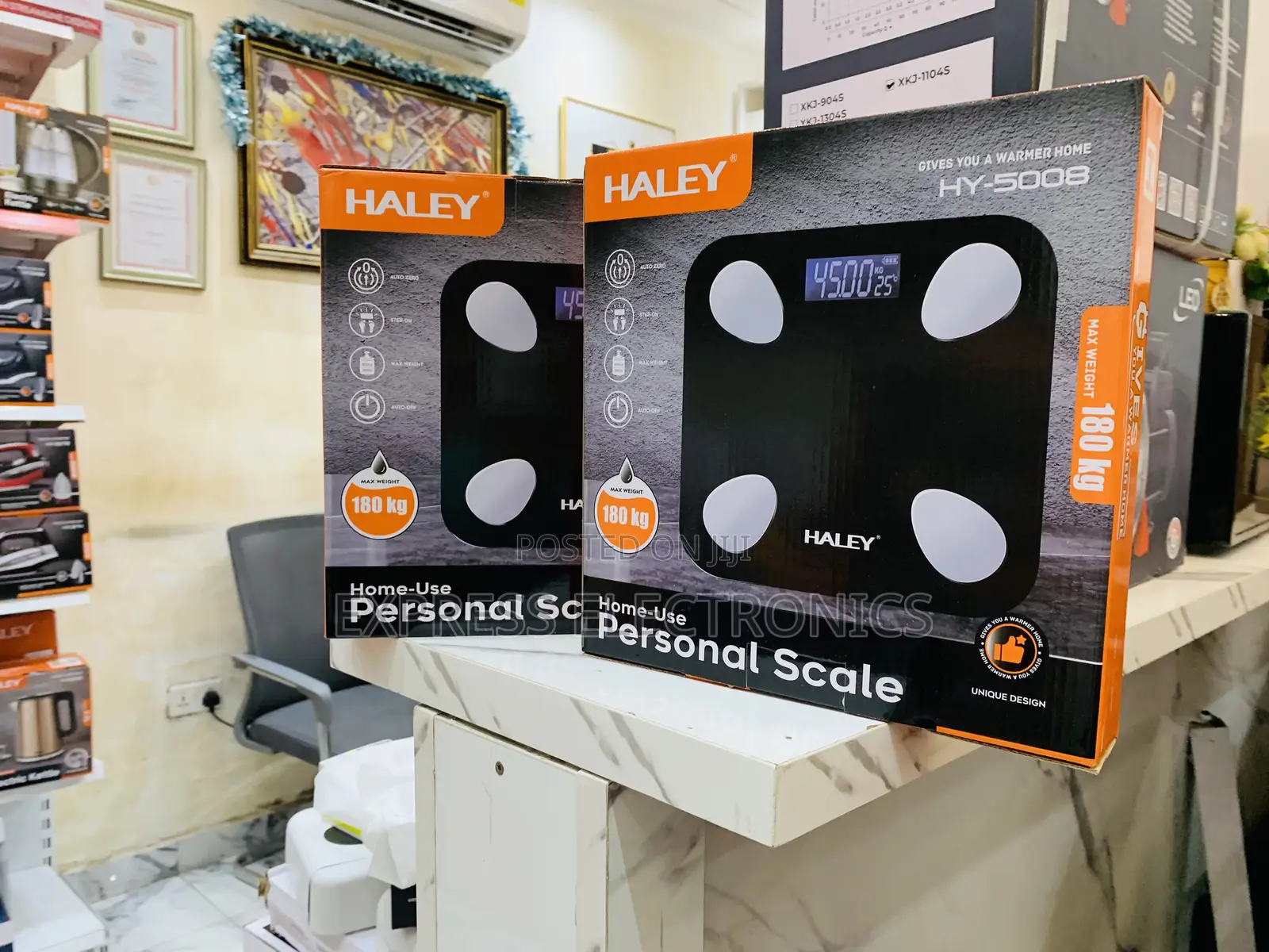 Grab Your Favorite Haley-Hy-5008 Halley Scale Personal 180kg Black