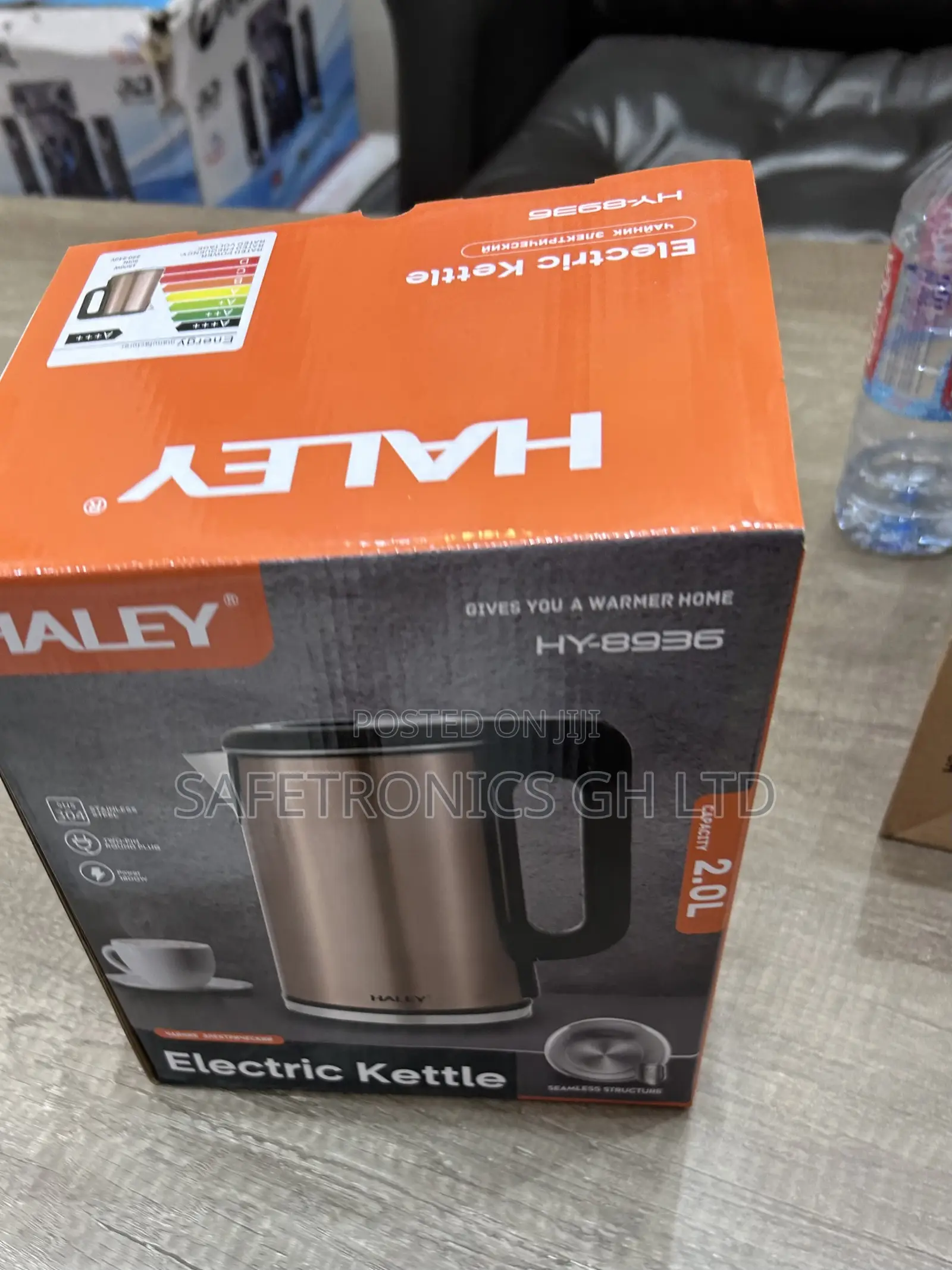 Kindly Shop 2.0 Liters Haley Hy-8936 2.0 Liters Braun Water Kettle