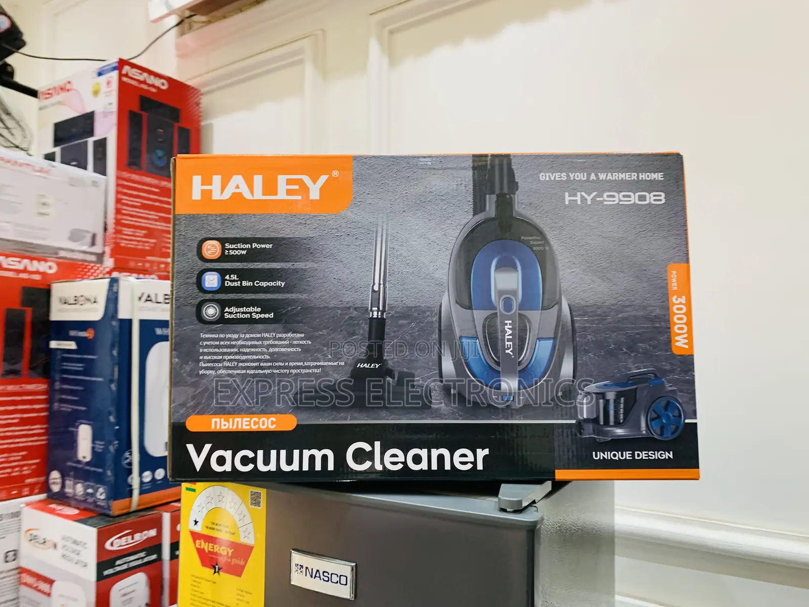 Haley-Hy-9908 Halley Vacuum 4.5ltr 3000watt Blue