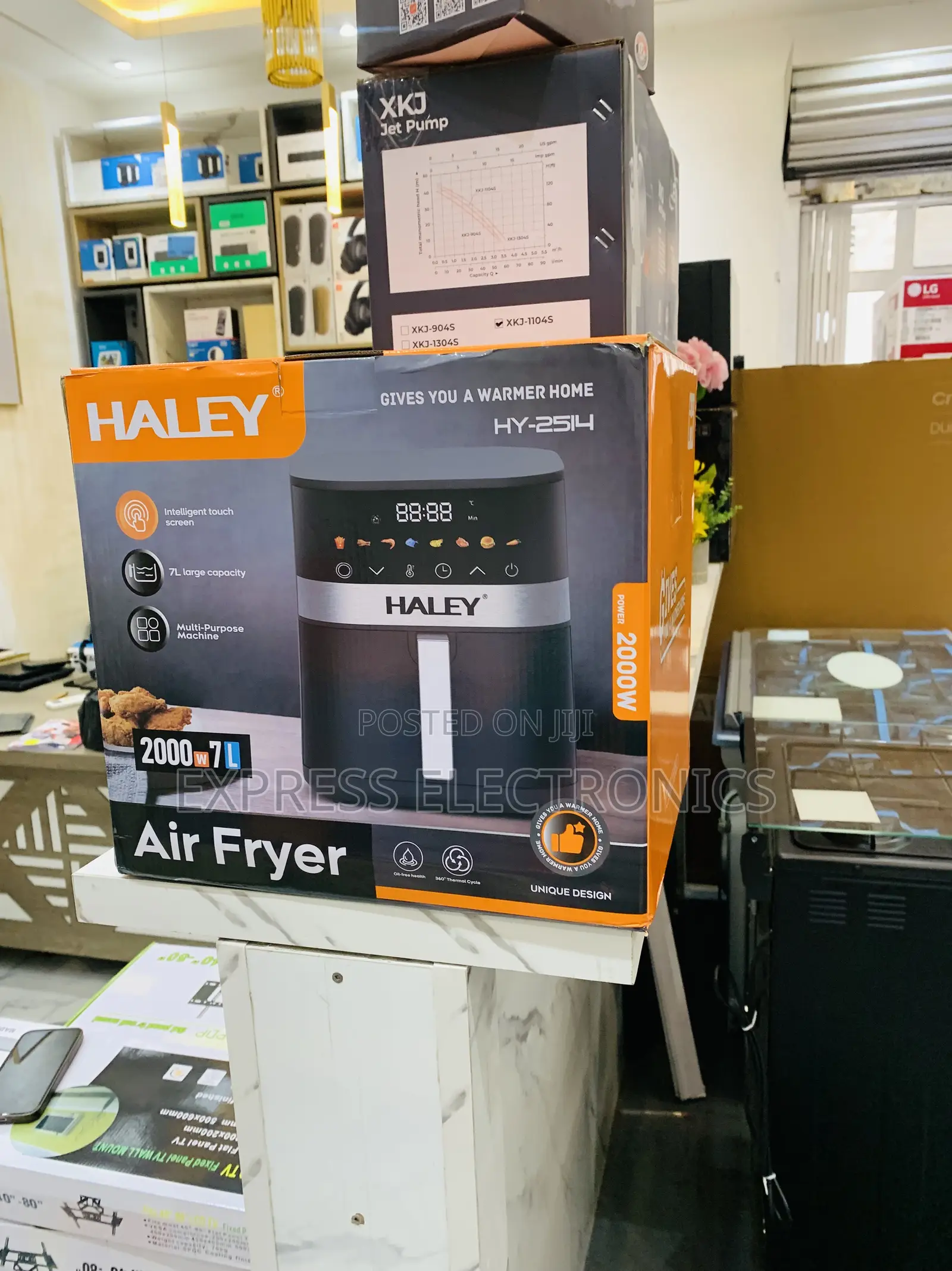 Affordable Price Haley-Hy-2514 Haley Air Fryer Maker 7ltr 2000watt