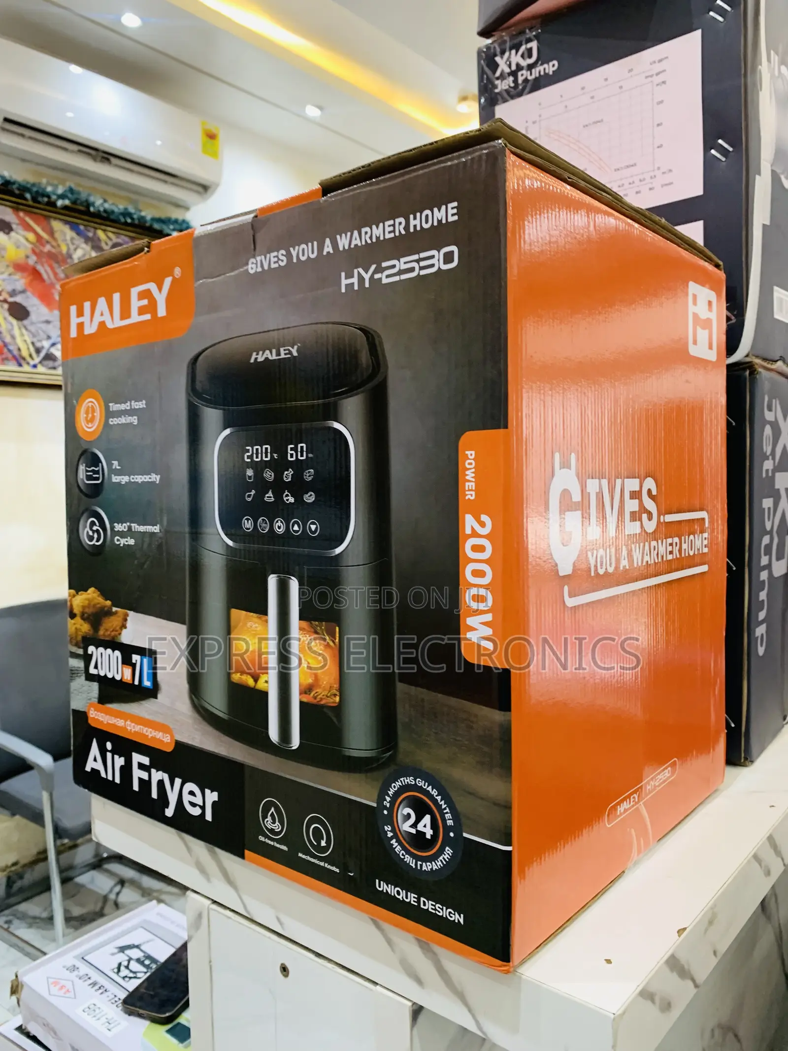 Best Buy for Less Haley-Hy-2530 Haley Air Fryer Maker 7ltr 2000watt