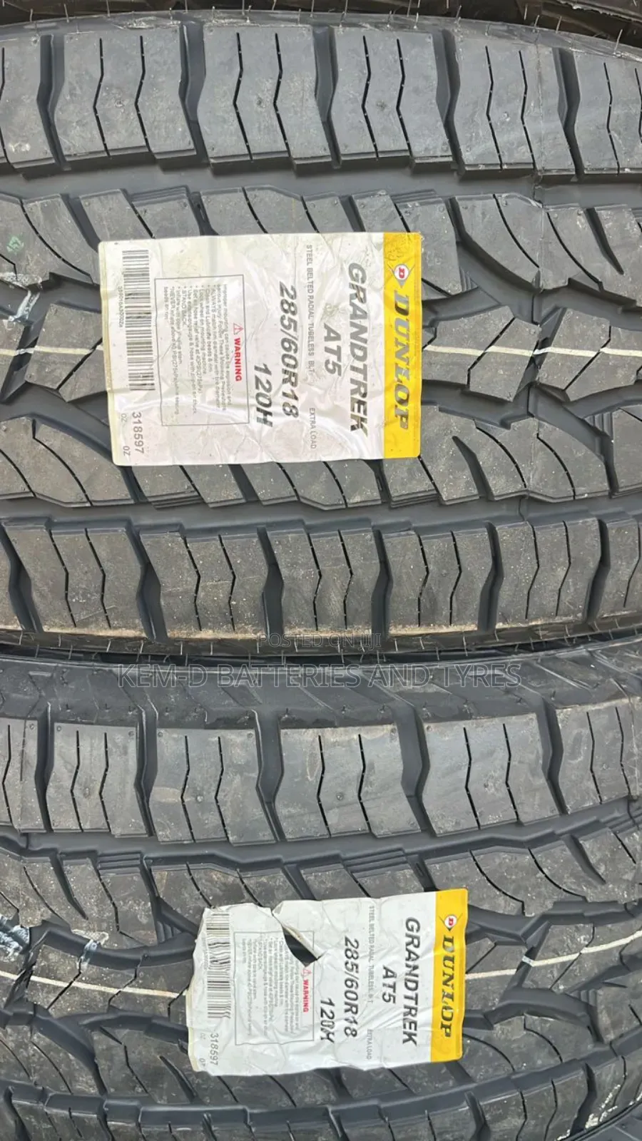 All Terrain 285/60r18 Dunlop Tyres Tyres