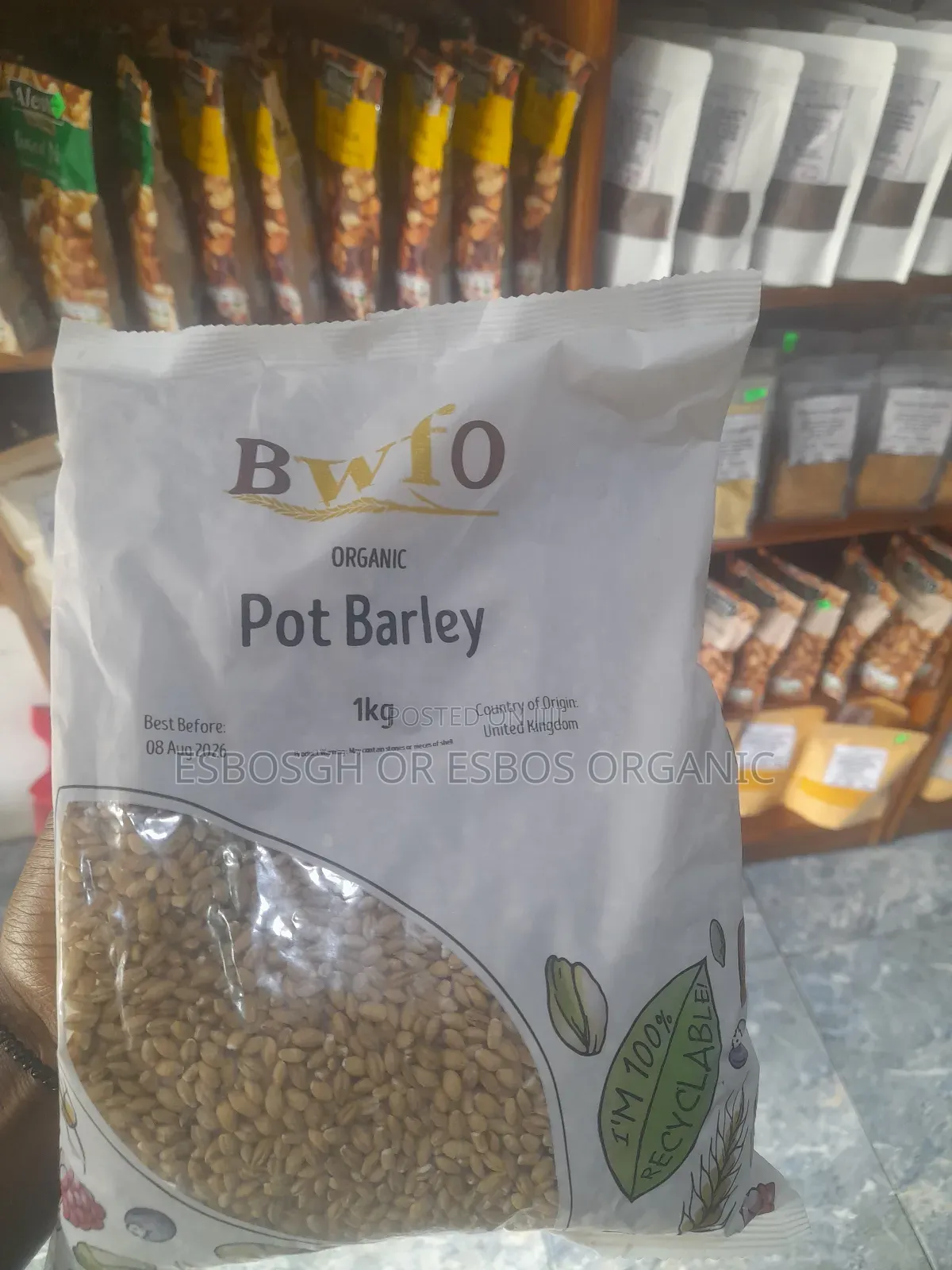 Organic Pot Barley