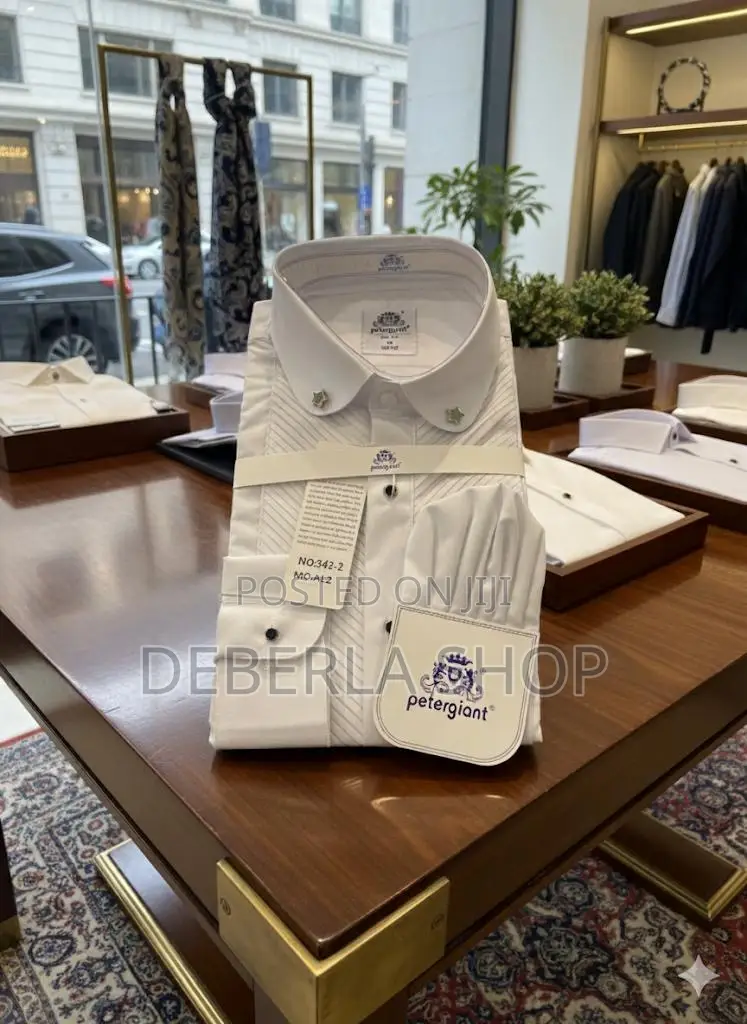 White Long Sleeve Dinner Shirts