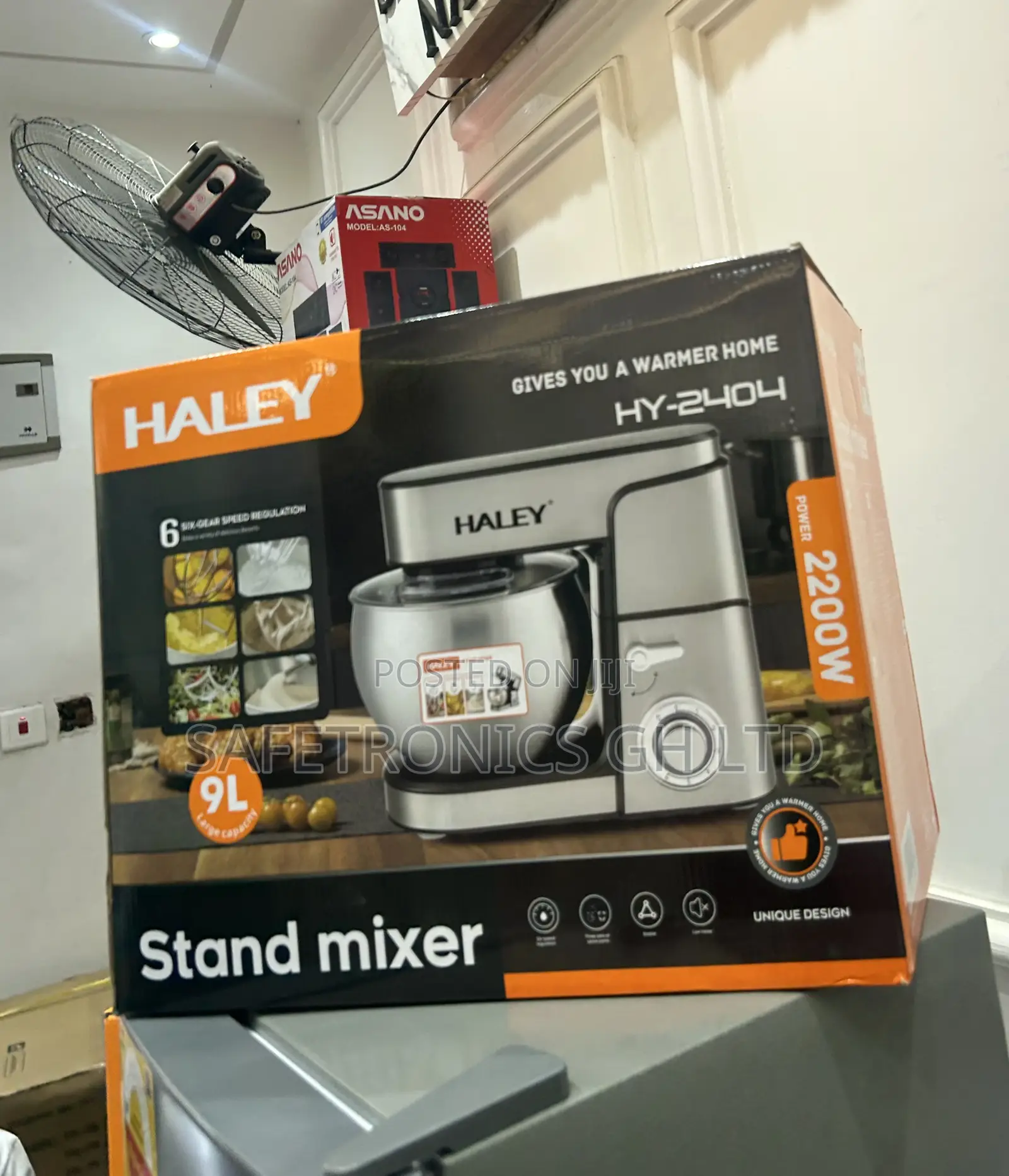 Kindly Check Out Hy-2404 Haley 2200 Watts 9 Liters Stand Mixer