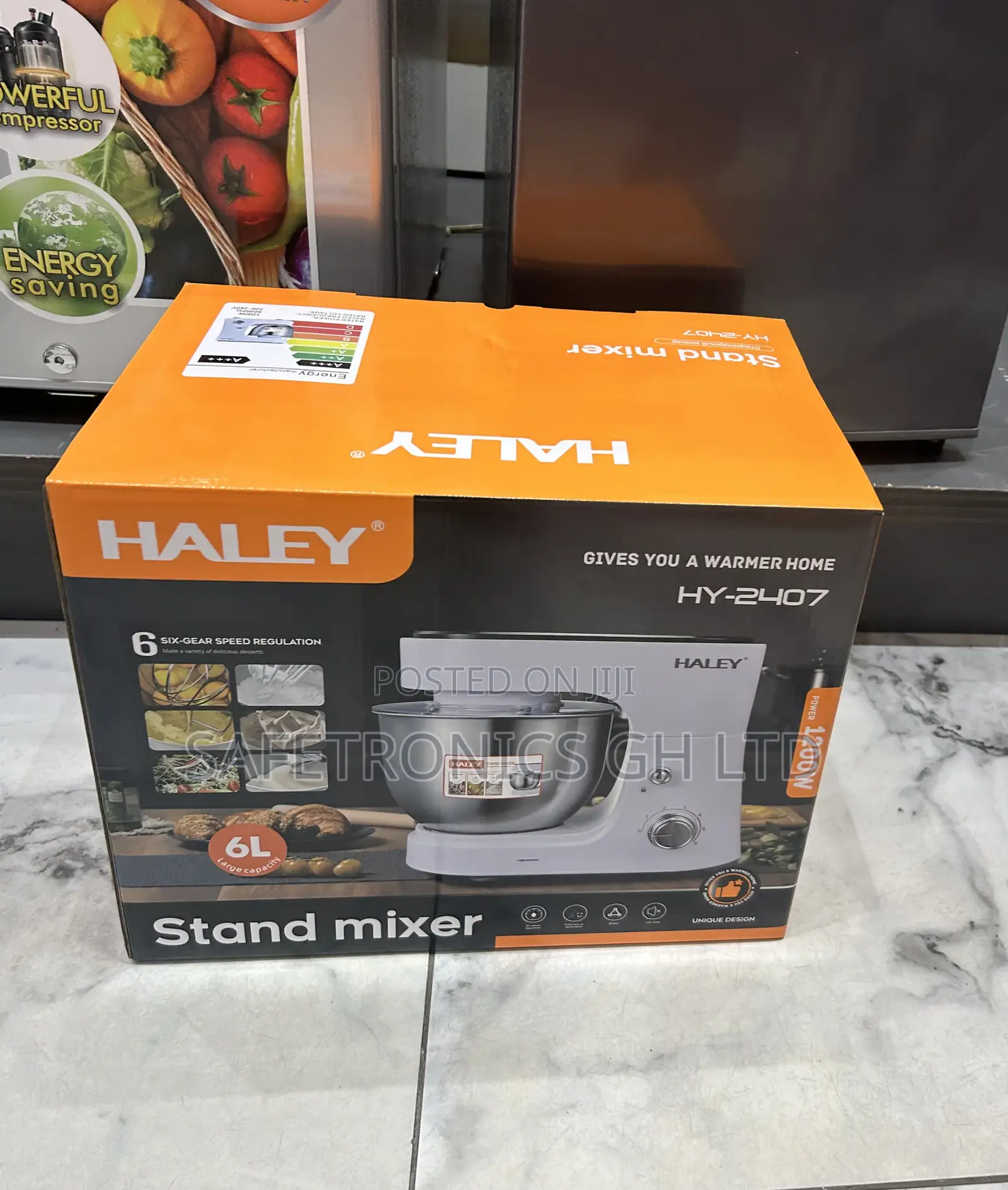 Newly Essential Hy-2407 1200 Watts Electric Stand Mixer Haley 6l