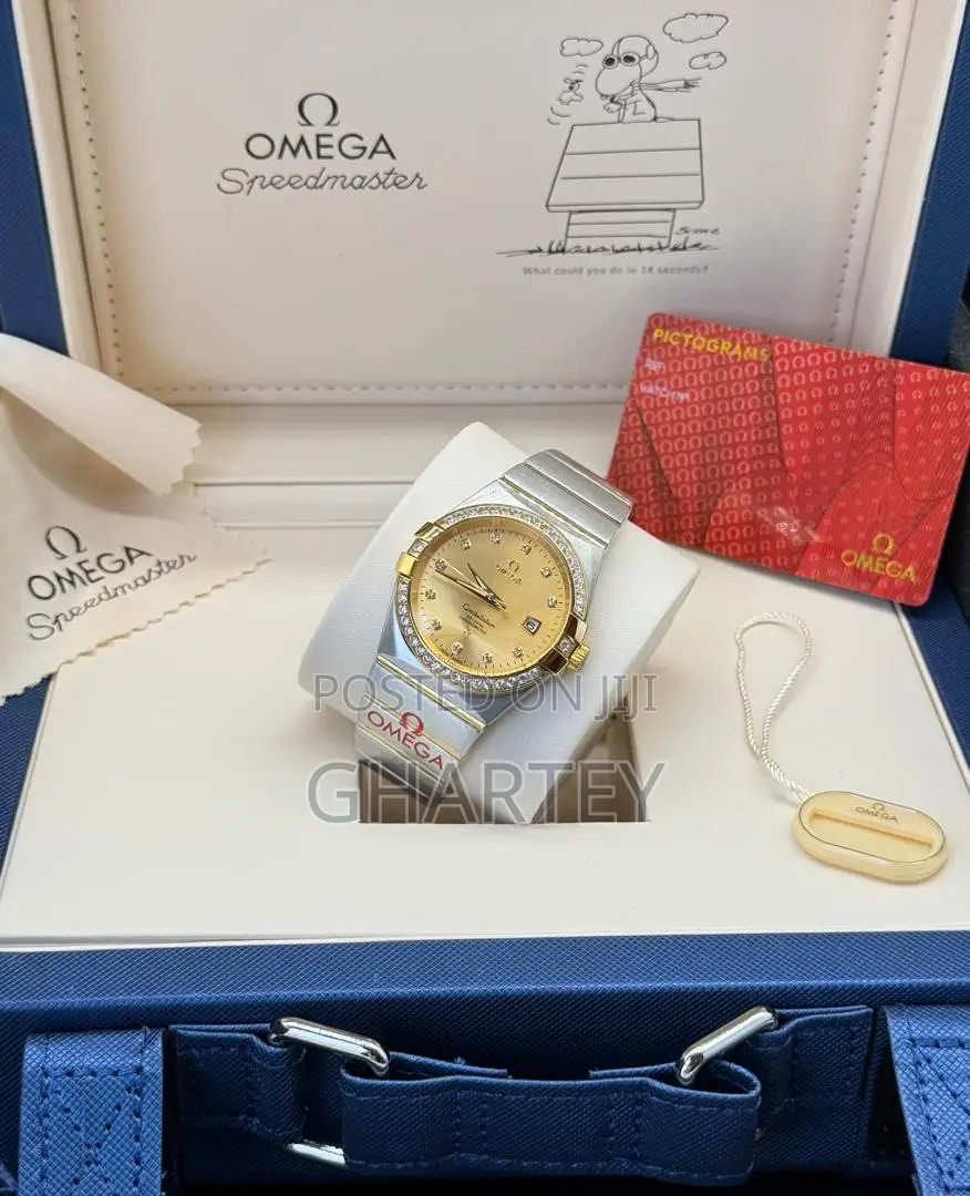 Omega Constellation Chronograph Mechanicalwatch With Premium Packaging