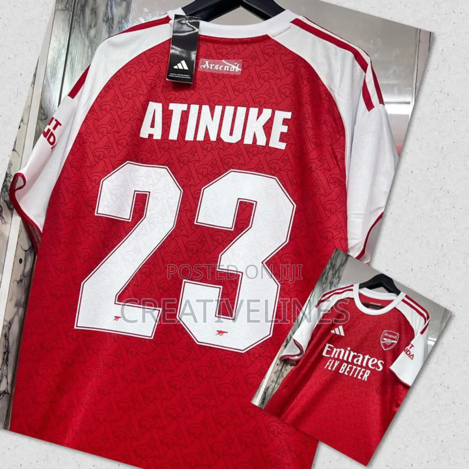 Arsenal Jersey Branding