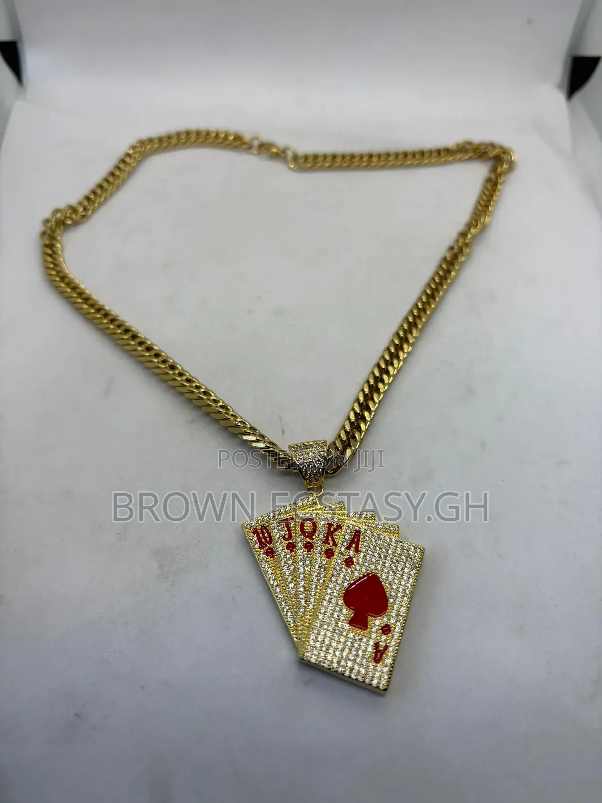 Iced Poker Necklace