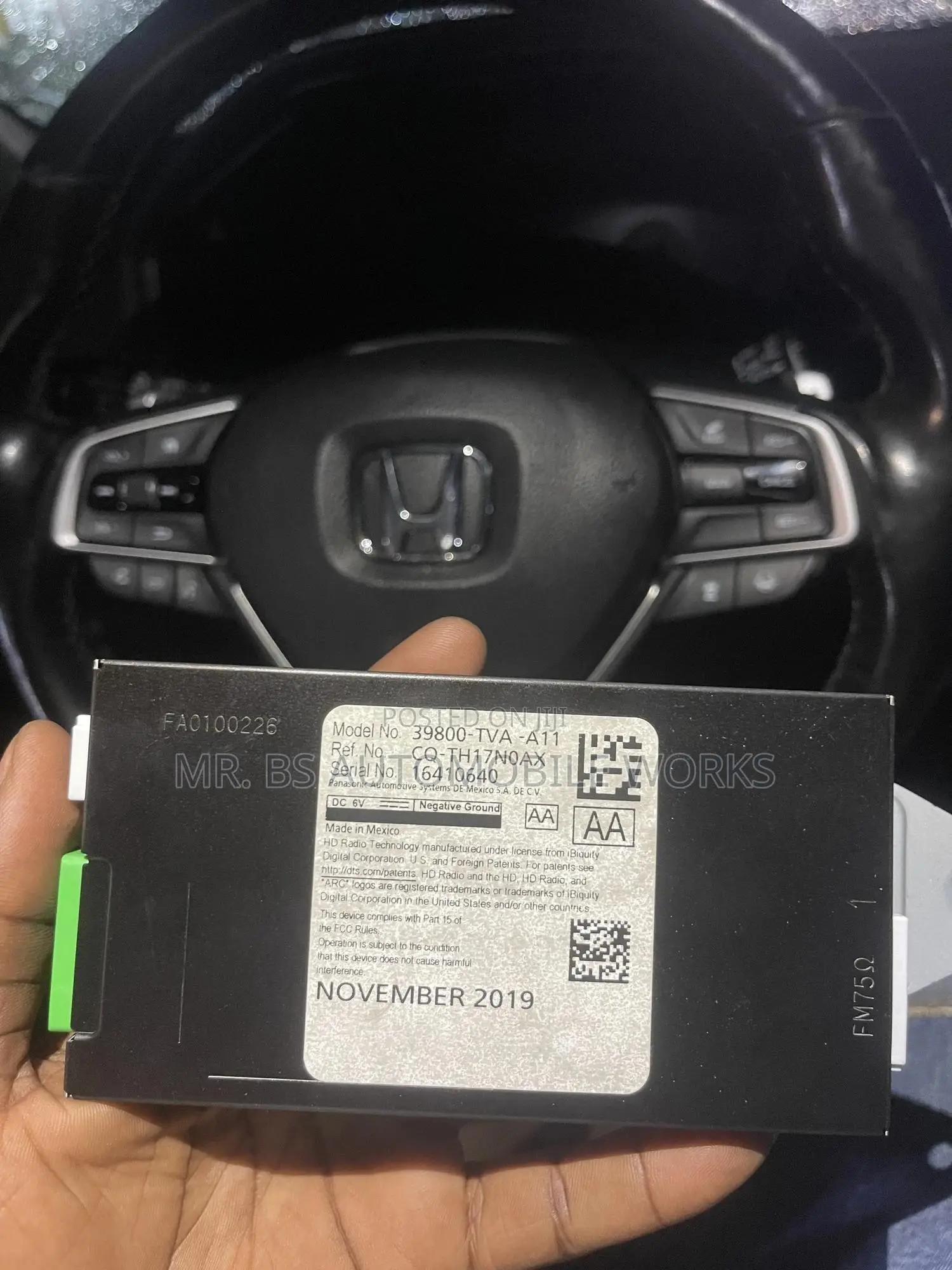 Honda Accord / Crv Radio Board (Tuner) For 2017 To 2025