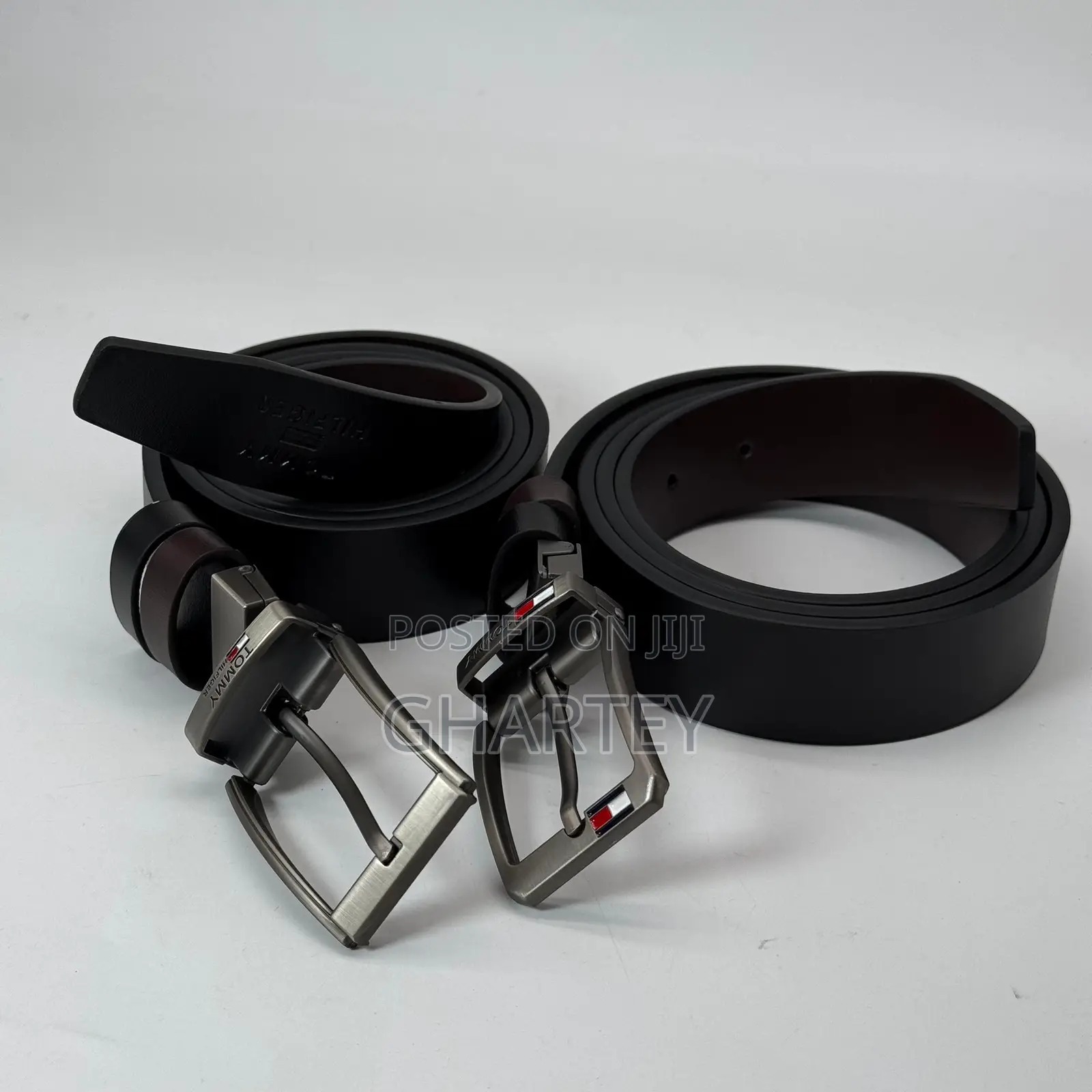 Reversible Men’S Simple Buckle Belt