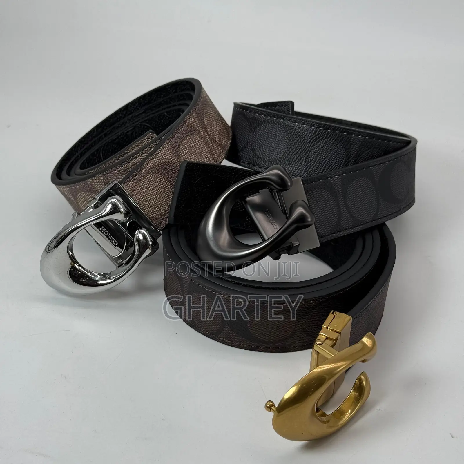 Luxury Simple Men’S Fashion Reversible Leather Belt