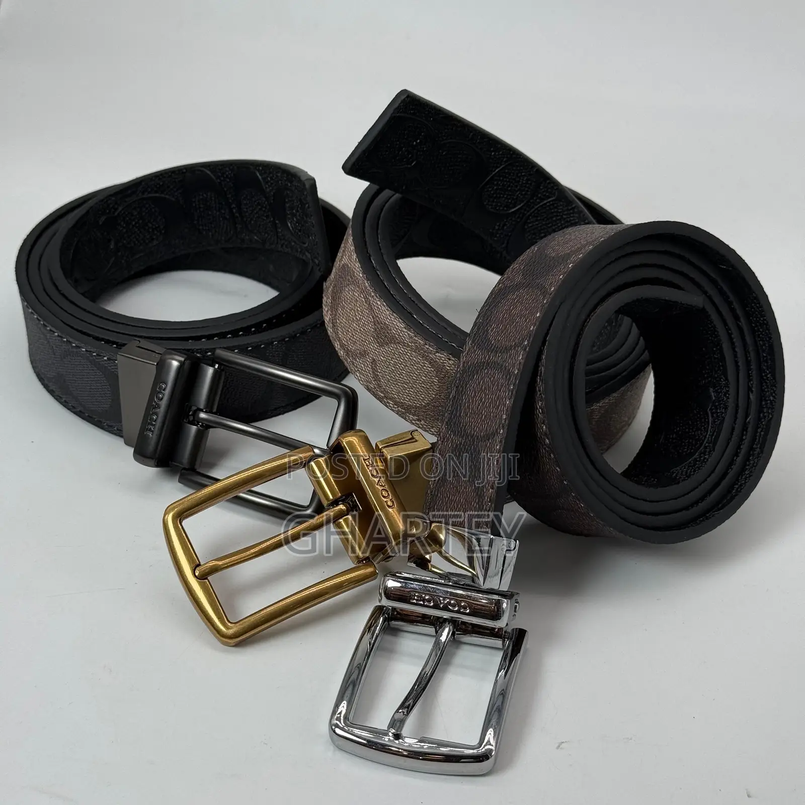 Luxury Simple Men’S Fashion Reversible Leather Belt