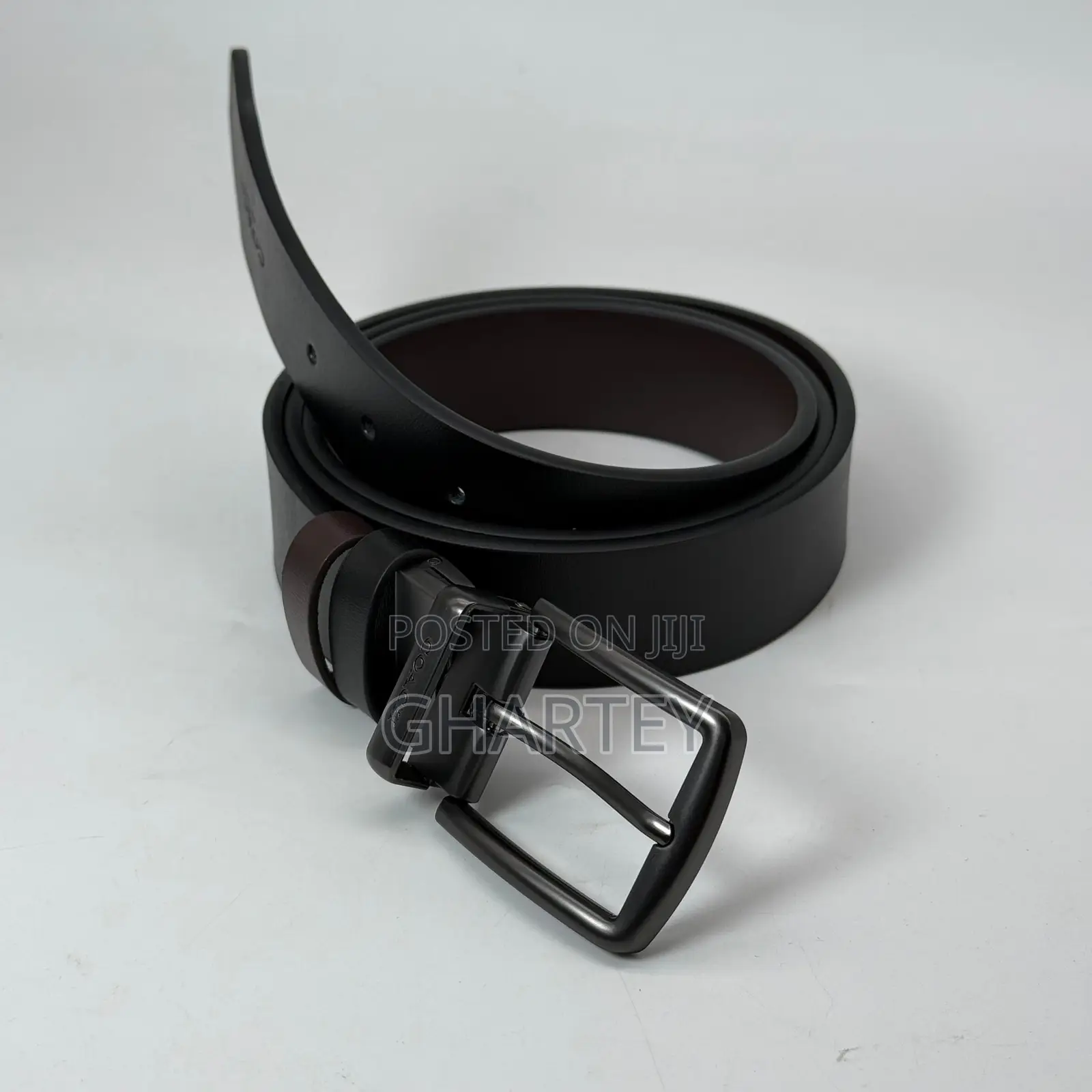 Luxury Simple Men’S Fashion Reversible Leather Belt