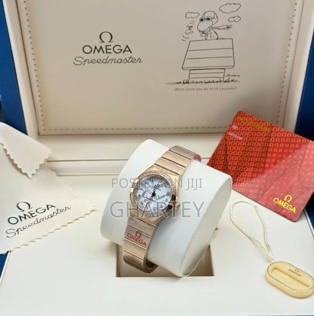 Ladies Omega Constellation Diamond Watch - 6 Images Displayed