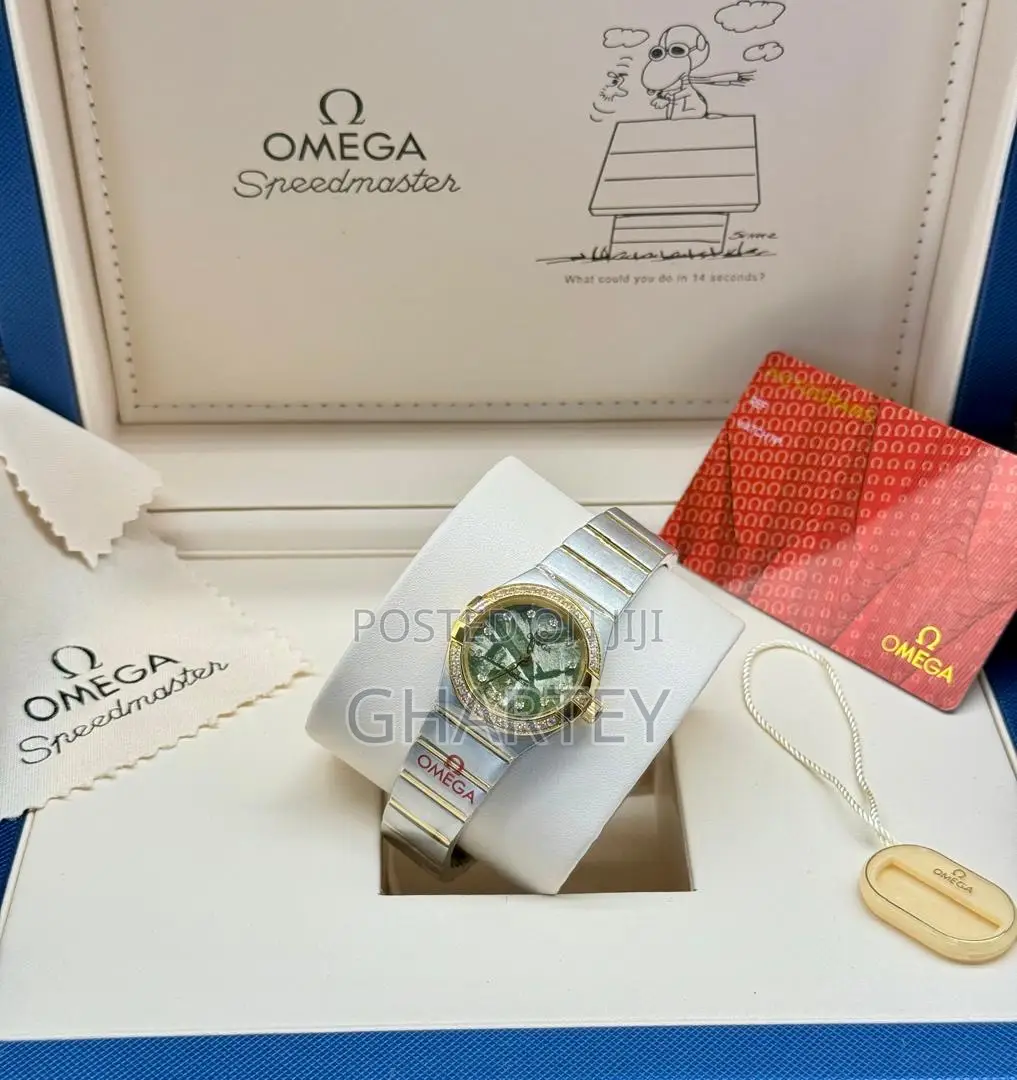 Ladies Omega Constellation Diamond Watch - 6 Images Displayed