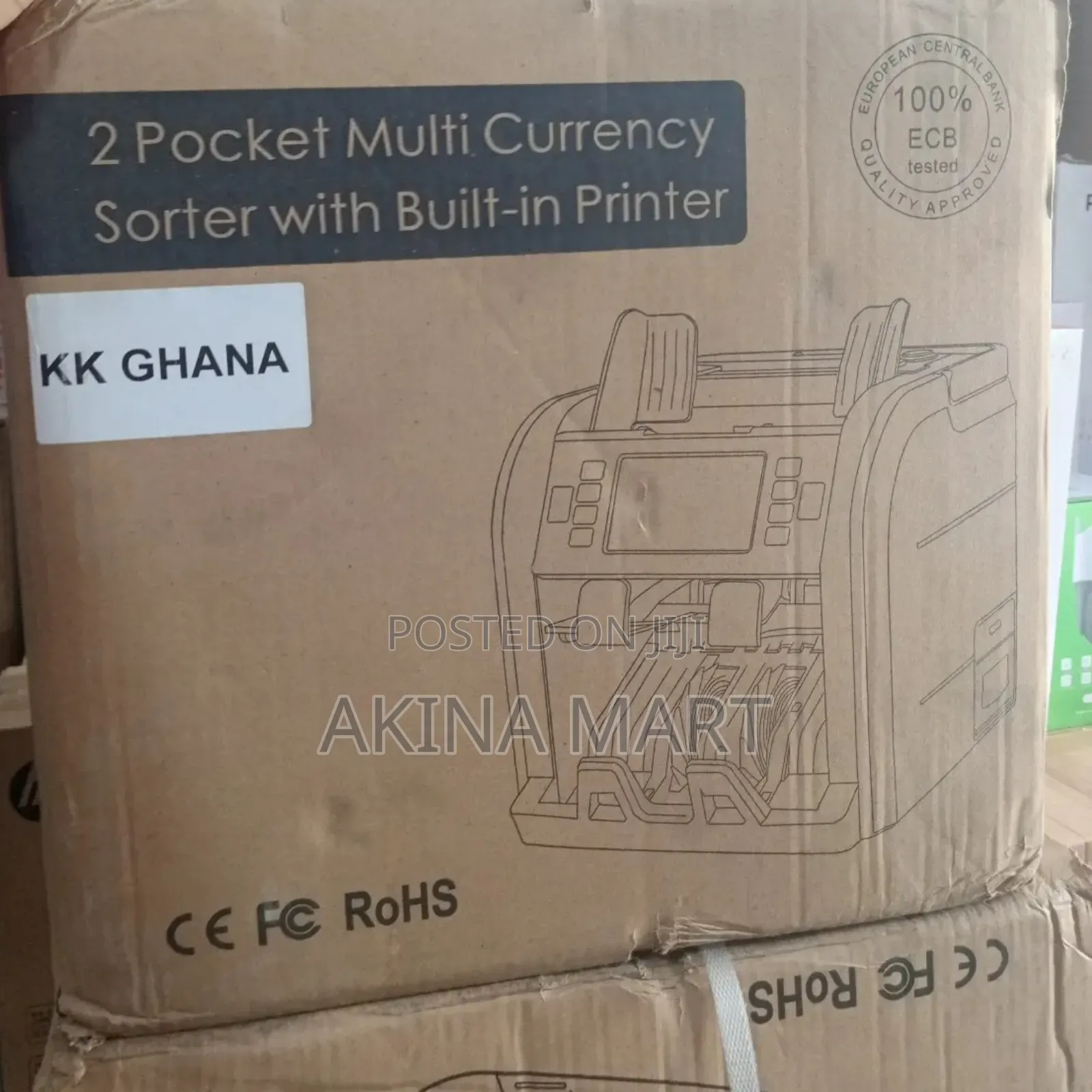 2 Pocket Multi Currency Sorter With Built in Printer