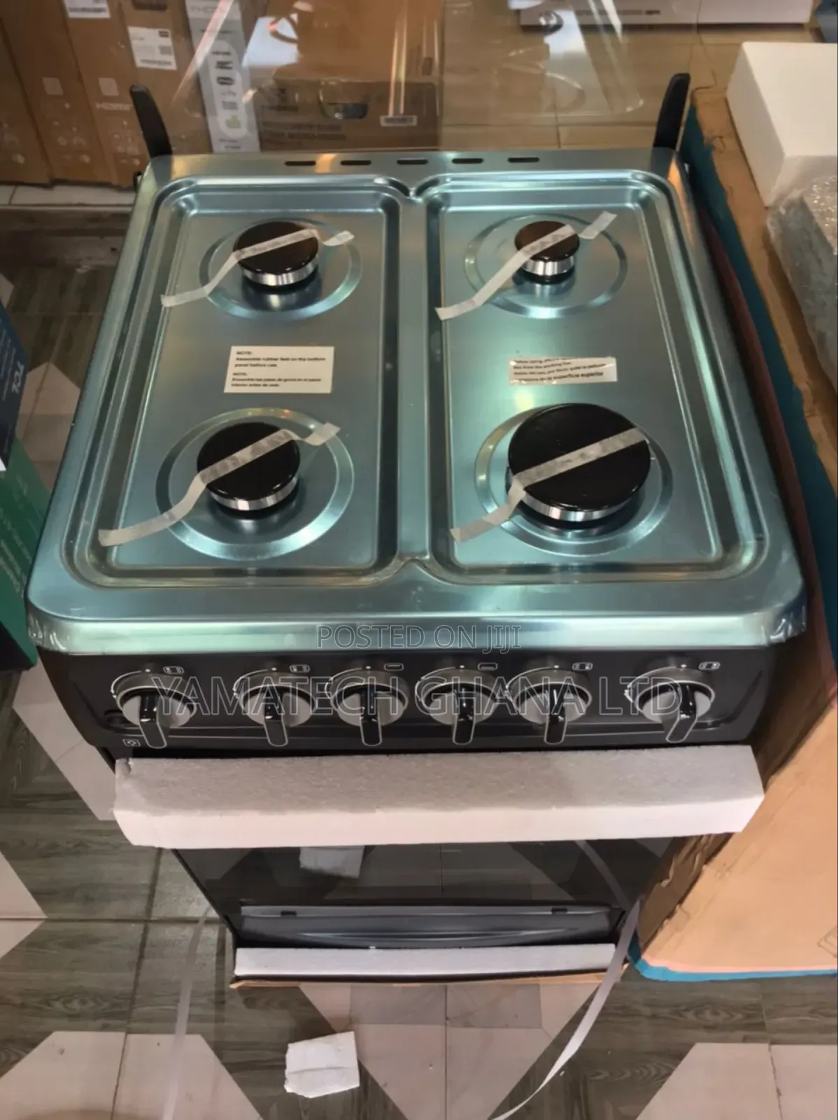 Quality Innova 50x50 Automatic Ignition Gas Stove With Oven And Grill