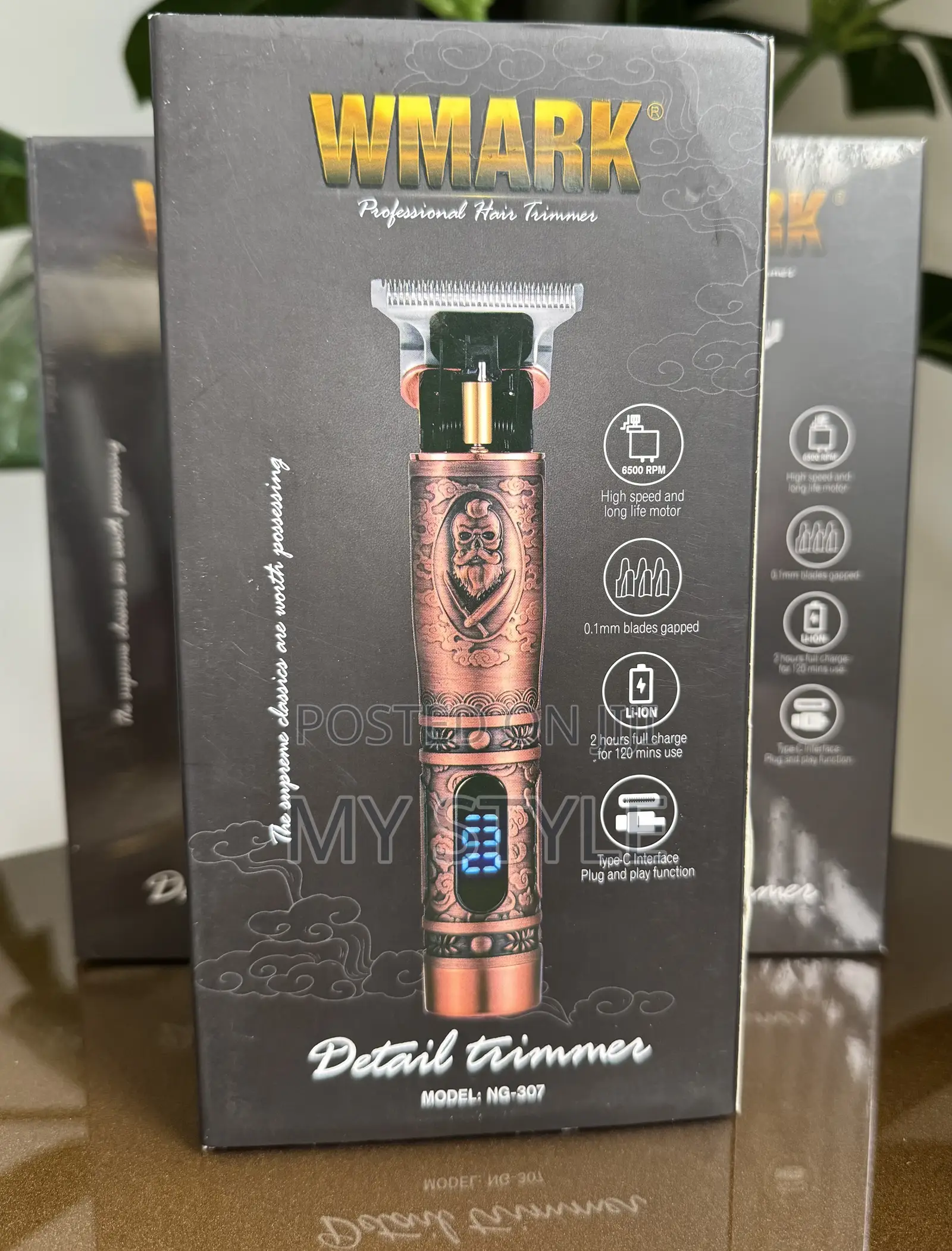 Wmark Cordless Hair Trimmer Clipper Ng-307 Pro